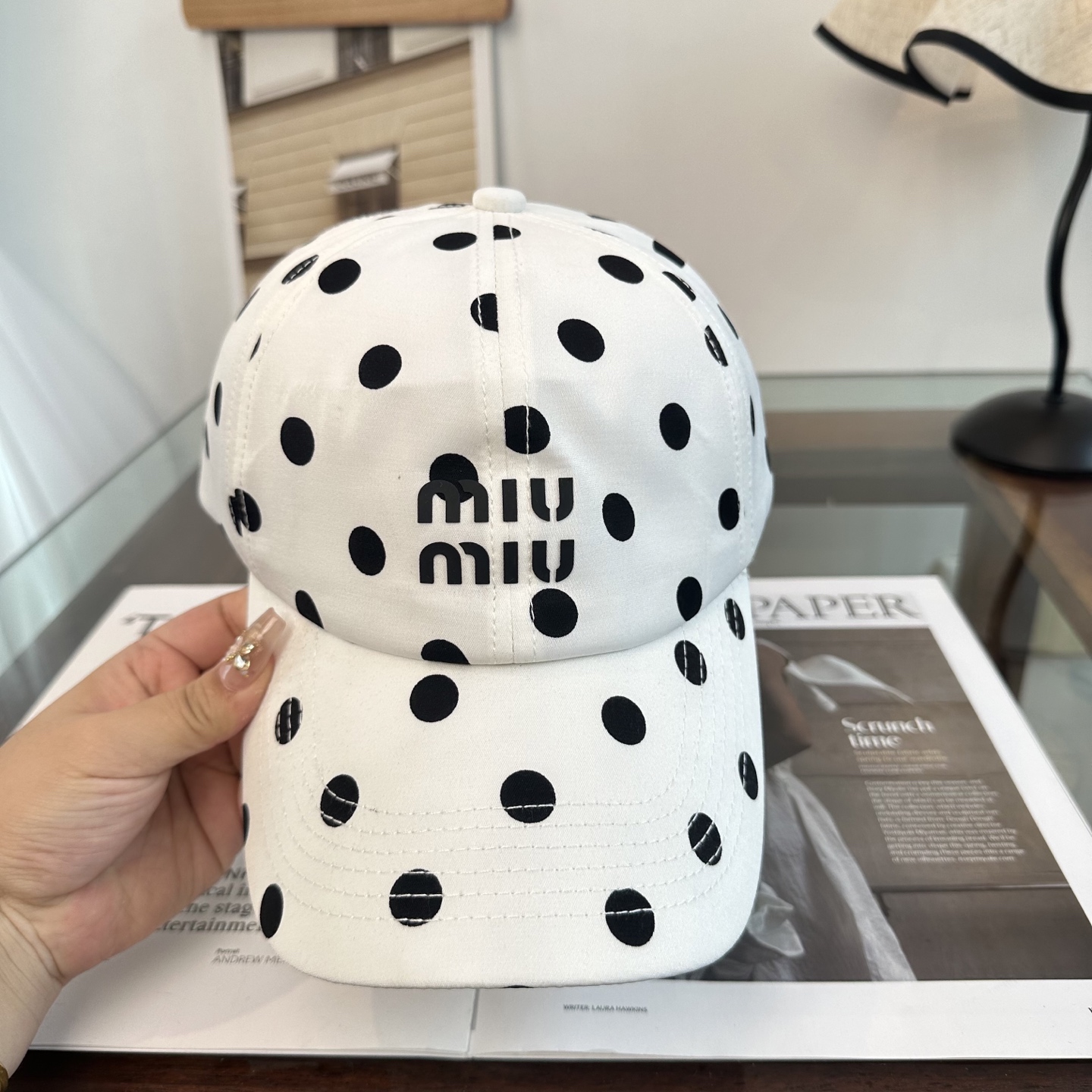 谬谬miumiu 原单 新款棒球帽，正品开模订制，原版做工细致质量超赞！