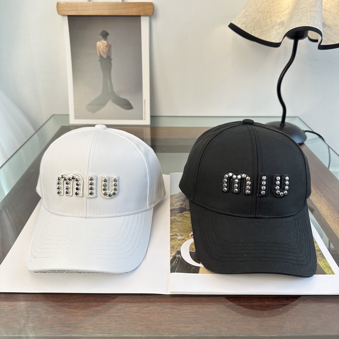 谬谬miumiu 原单 新款棒球帽，正品开模订制，原版做工细致质量超赞！