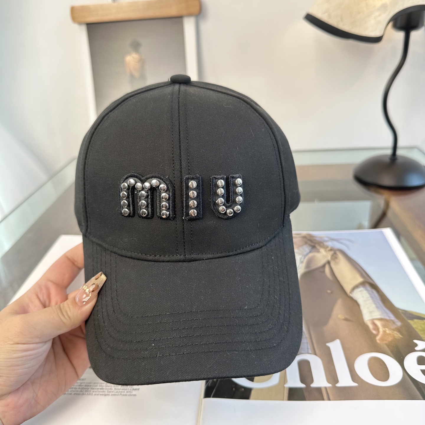 谬谬miumiu 原单 新款棒球帽，正品开模订制，原版做工细致质量超赞！