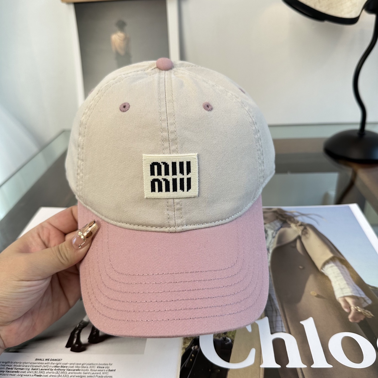 谬谬miumiu 原单 新款棒球帽，正品开模订制，原版做工细致质量超赞！