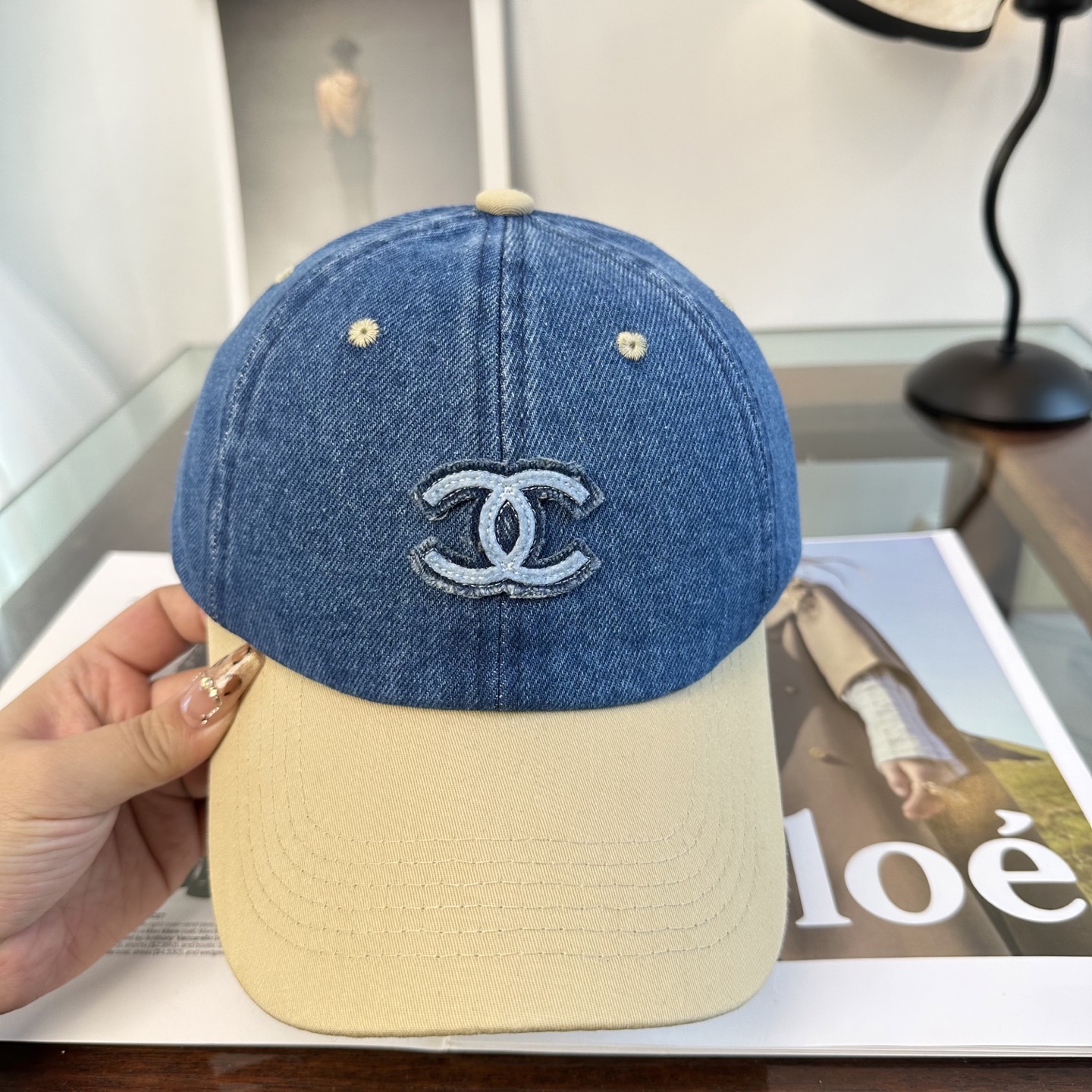 CHANEL香奈儿 新款双Clogo棒球帽，新款出货，大牌款超好搭配，赶紧入手！