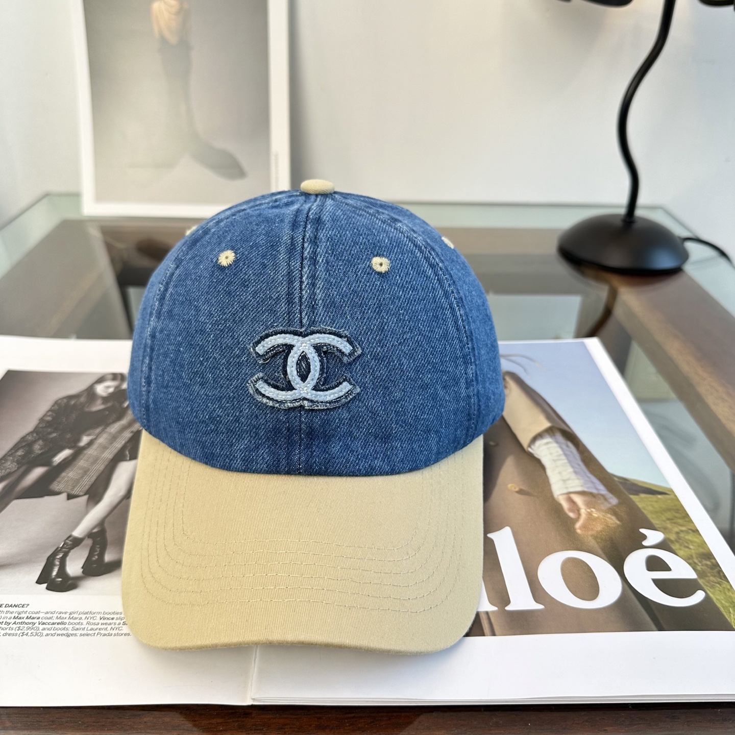 CHANEL香奈儿 新款双Clogo棒球帽，新款出货，大牌款超好搭配，赶紧入手！