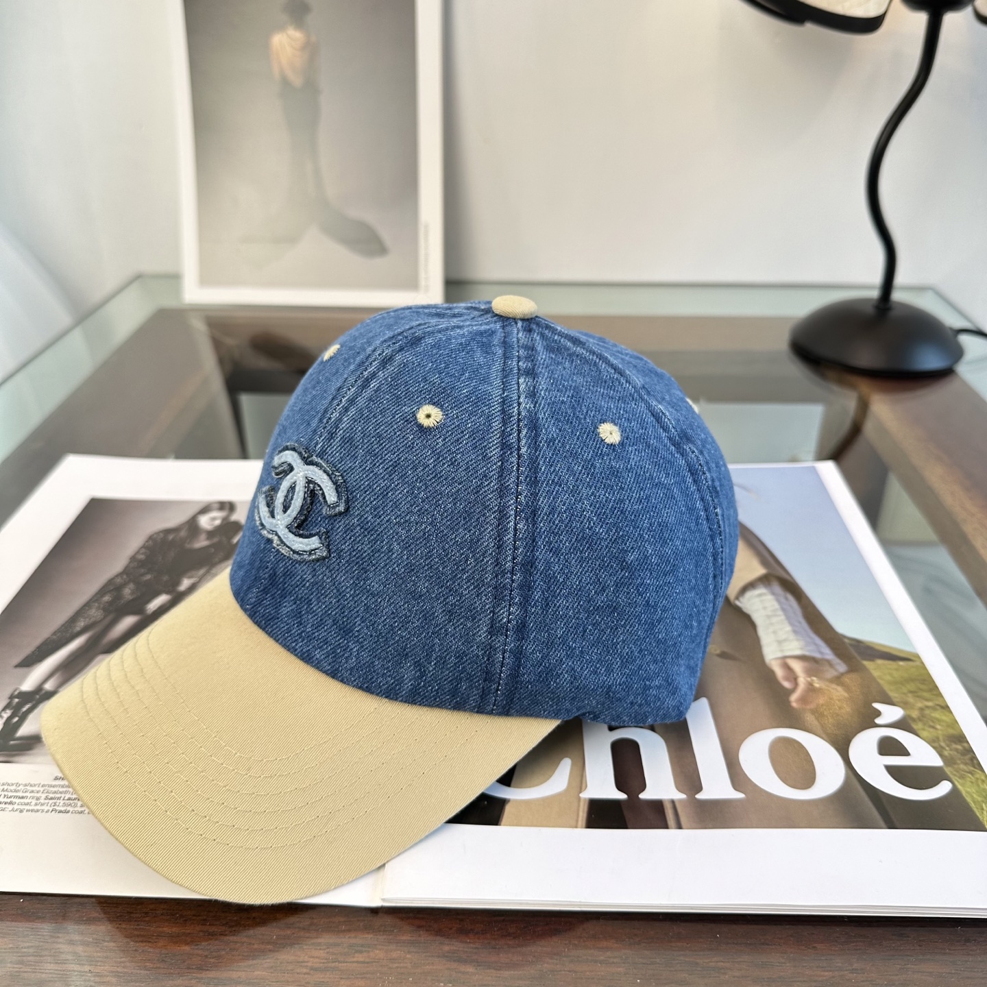 CHANEL香奈儿 新款双Clogo棒球帽，新款出货，大牌款超好搭配，赶紧入手！