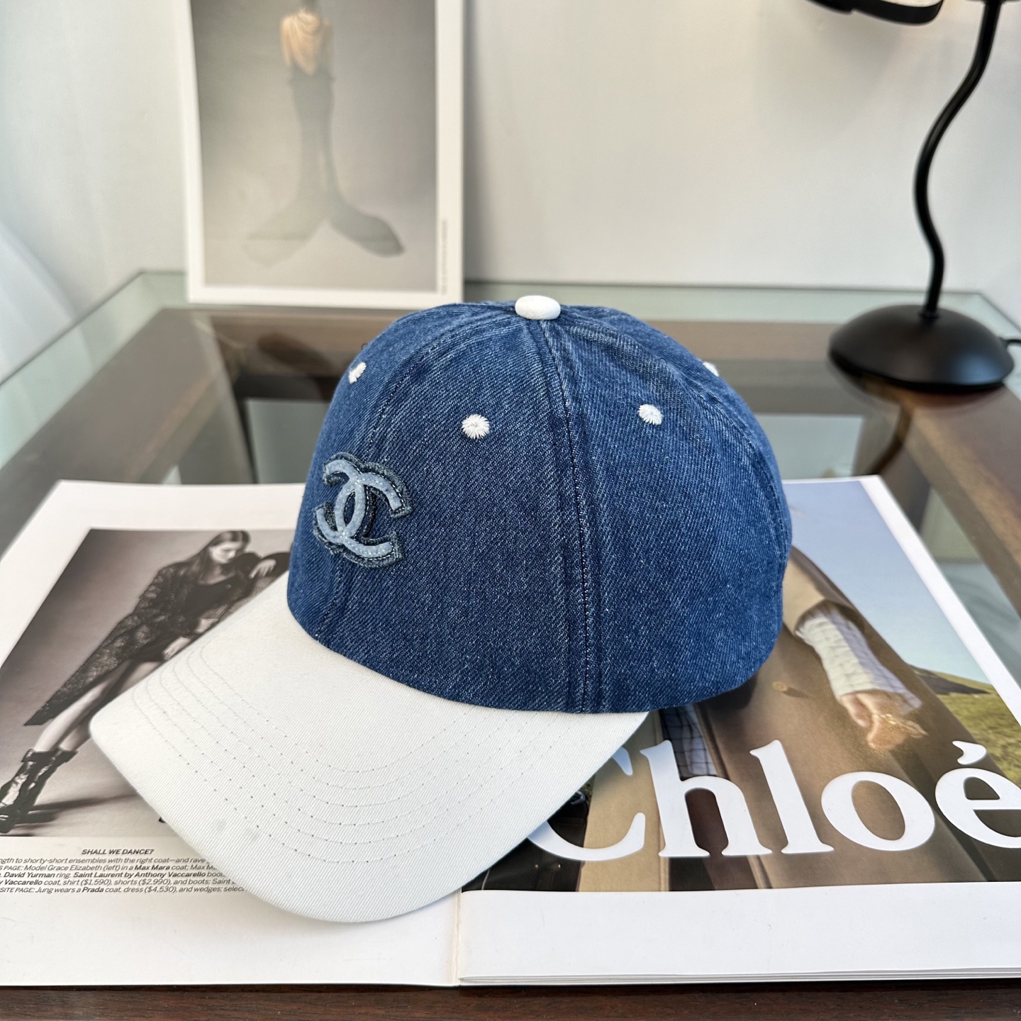 CHANEL香奈儿 新款双Clogo棒球帽，新款出货，大牌款超好搭配，赶紧入手！