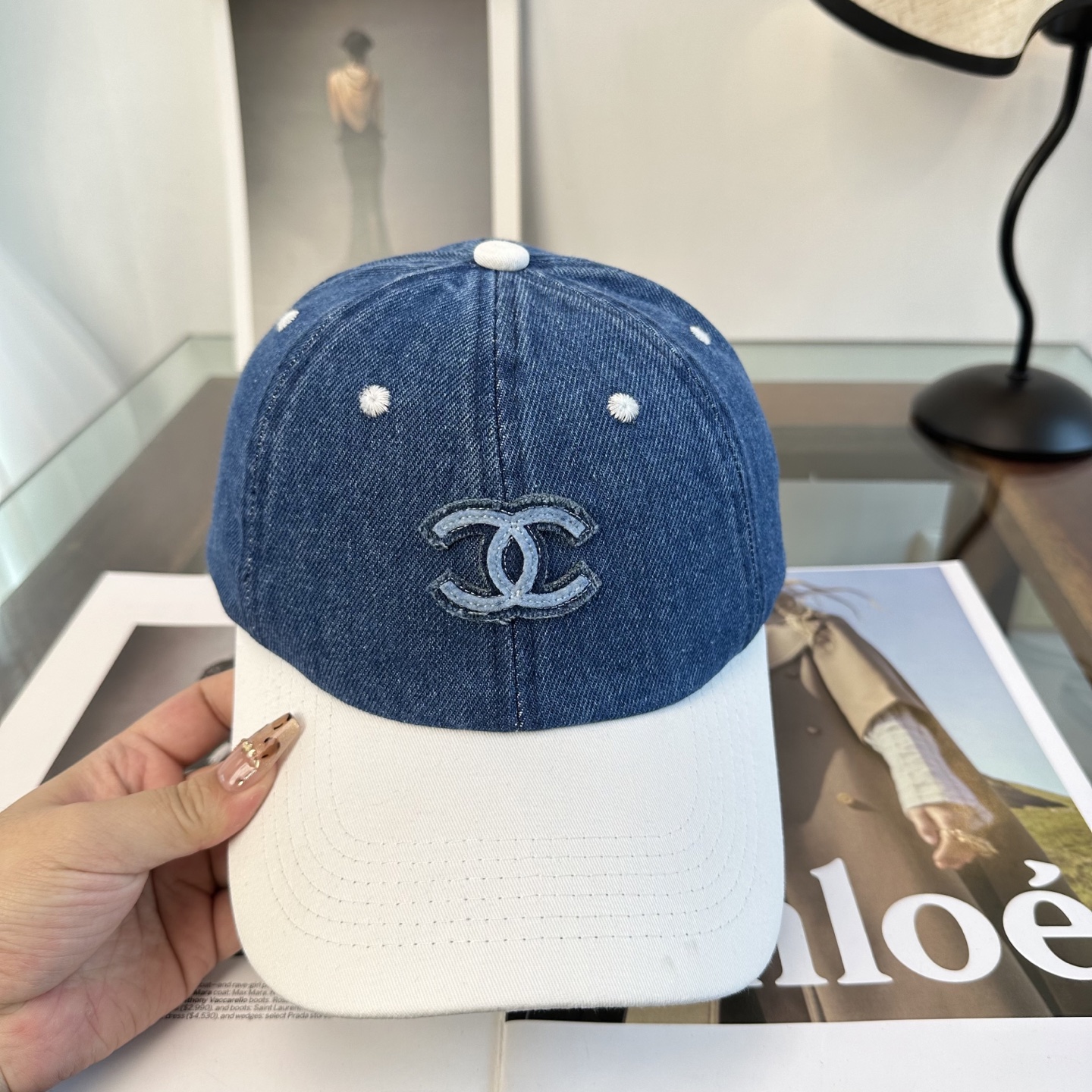 CHANEL香奈儿 新款双Clogo棒球帽，新款出货，大牌款超好搭配，赶紧入手！