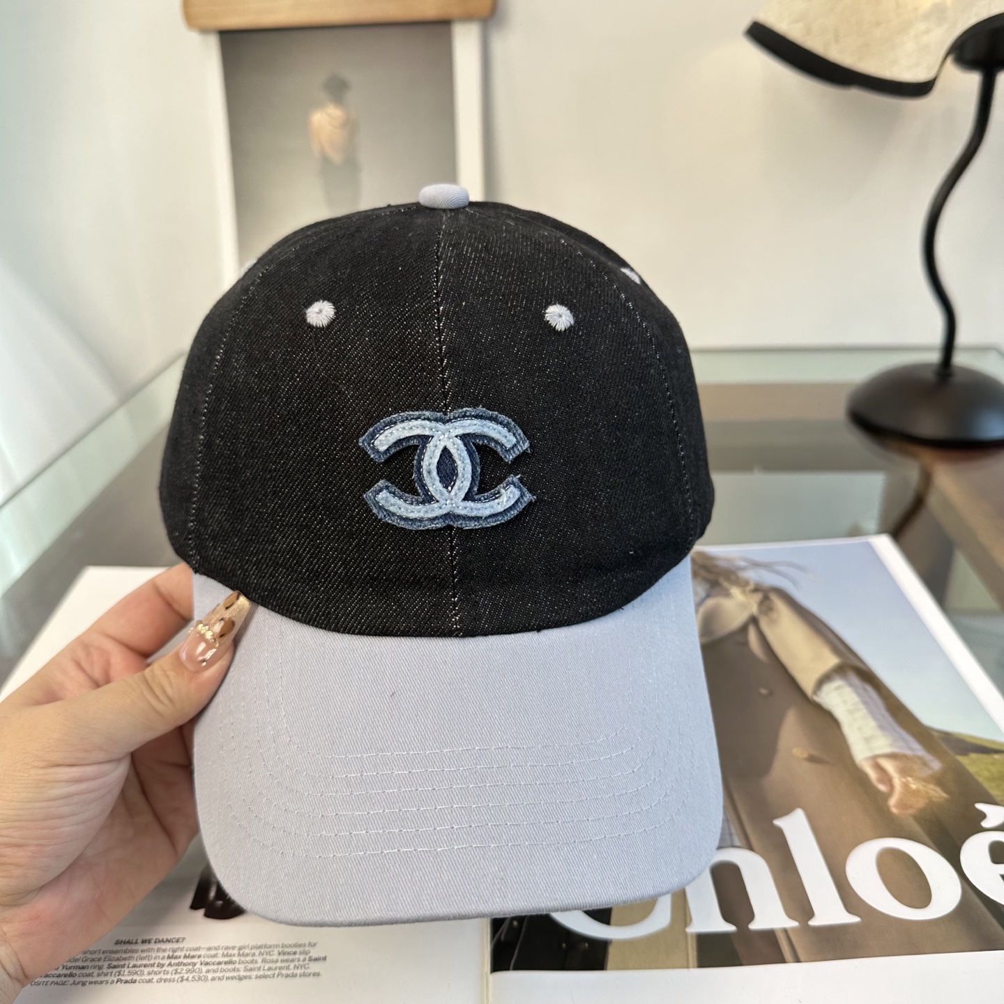 CHANEL香奈儿 新款双Clogo棒球帽，新款出货，大牌款超好搭配，赶紧入手！
