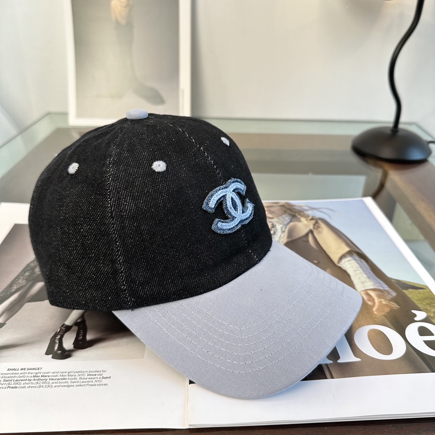 CHANEL香奈儿 新款双Clogo棒球帽，新款出货，大牌款超好搭配，赶紧入手！
