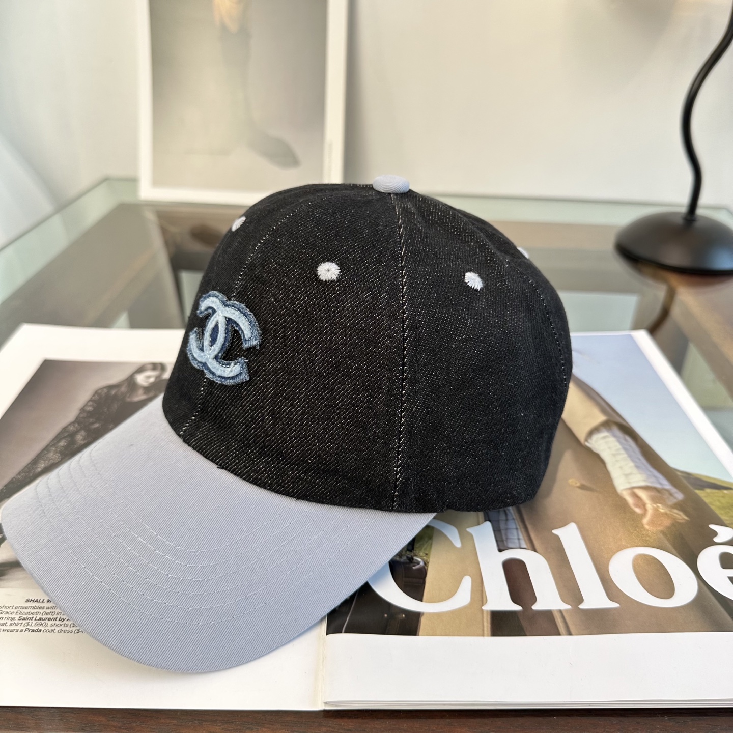 CHANEL香奈儿 新款双Clogo棒球帽，新款出货，大牌款超好搭配，赶紧入手！