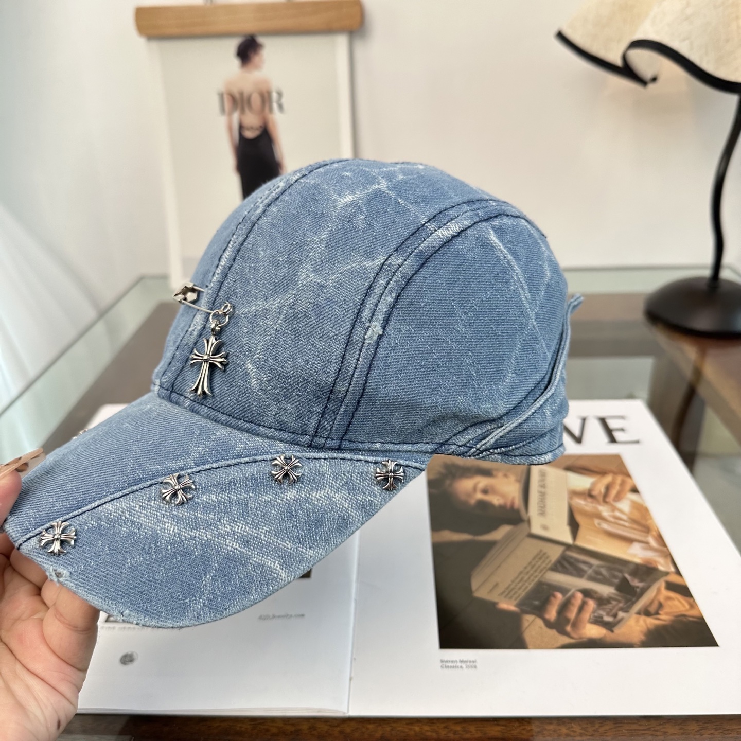 Chrome hearts 克罗心 新款十字架 高品质棒球帽，高端定制版！网红时尚博主同款！墙裂推荐！质