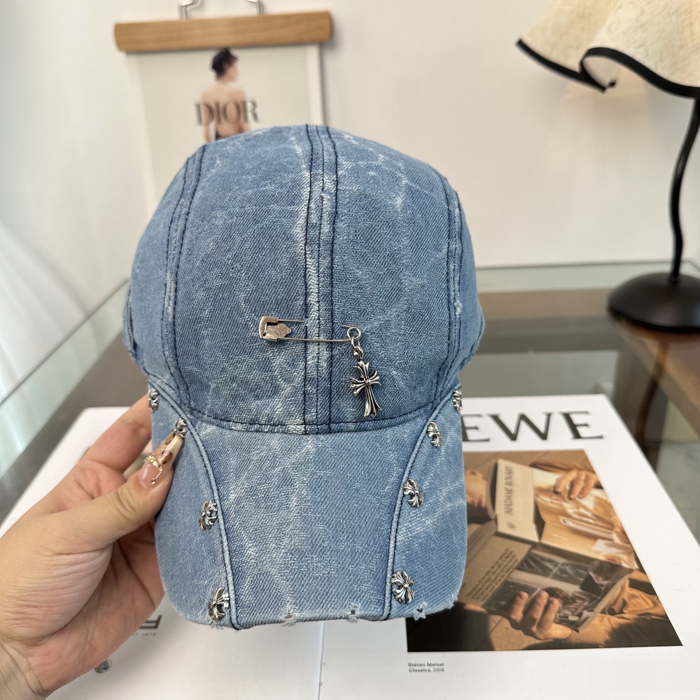 Chrome hearts 克罗心 新款十字架 高品质棒球帽，高端定制版！网红时尚博主同款！墙裂推荐！质