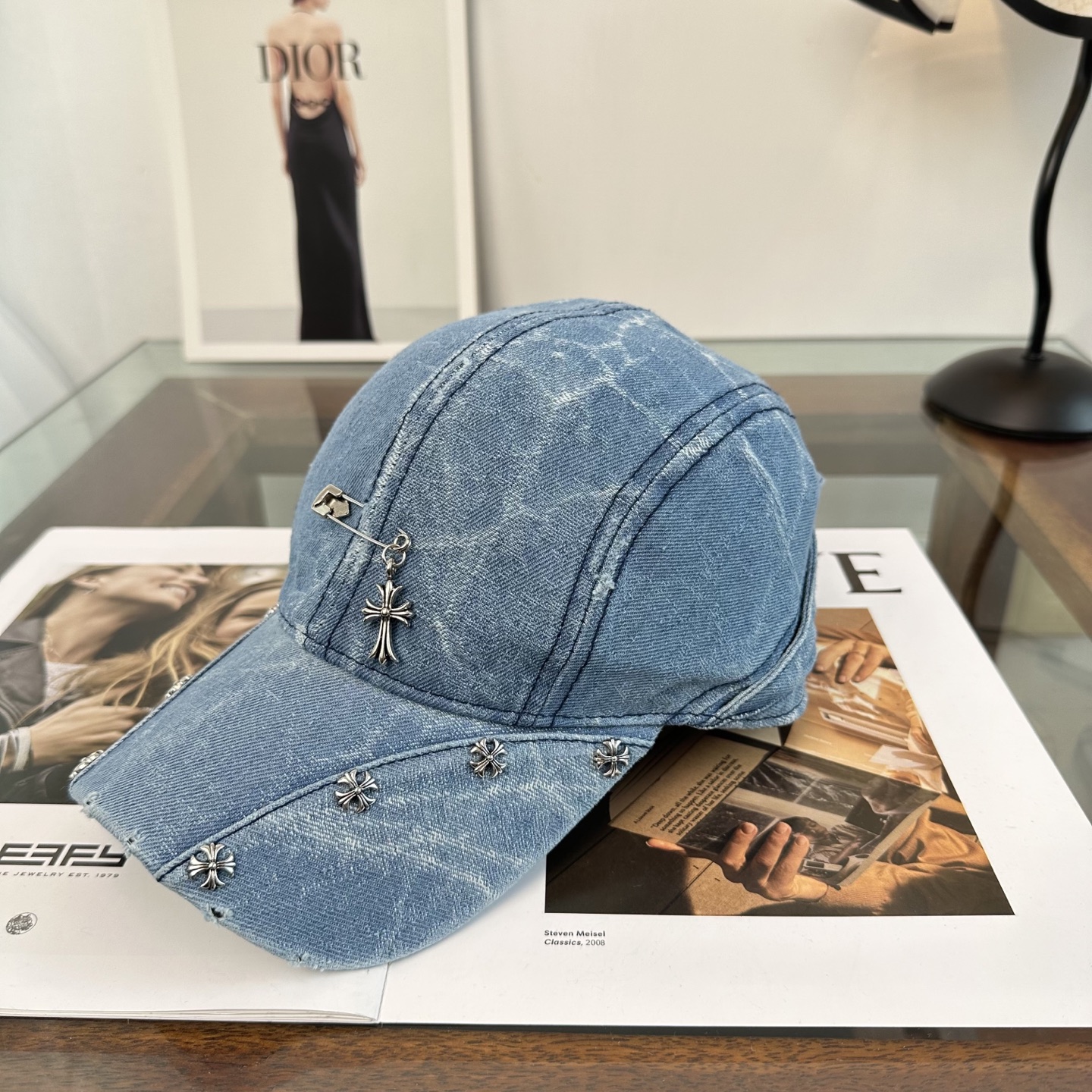 Chrome hearts 克罗心 新款十字架 高品质棒球帽，高端定制版！网红时尚博主同款！墙裂推荐！质