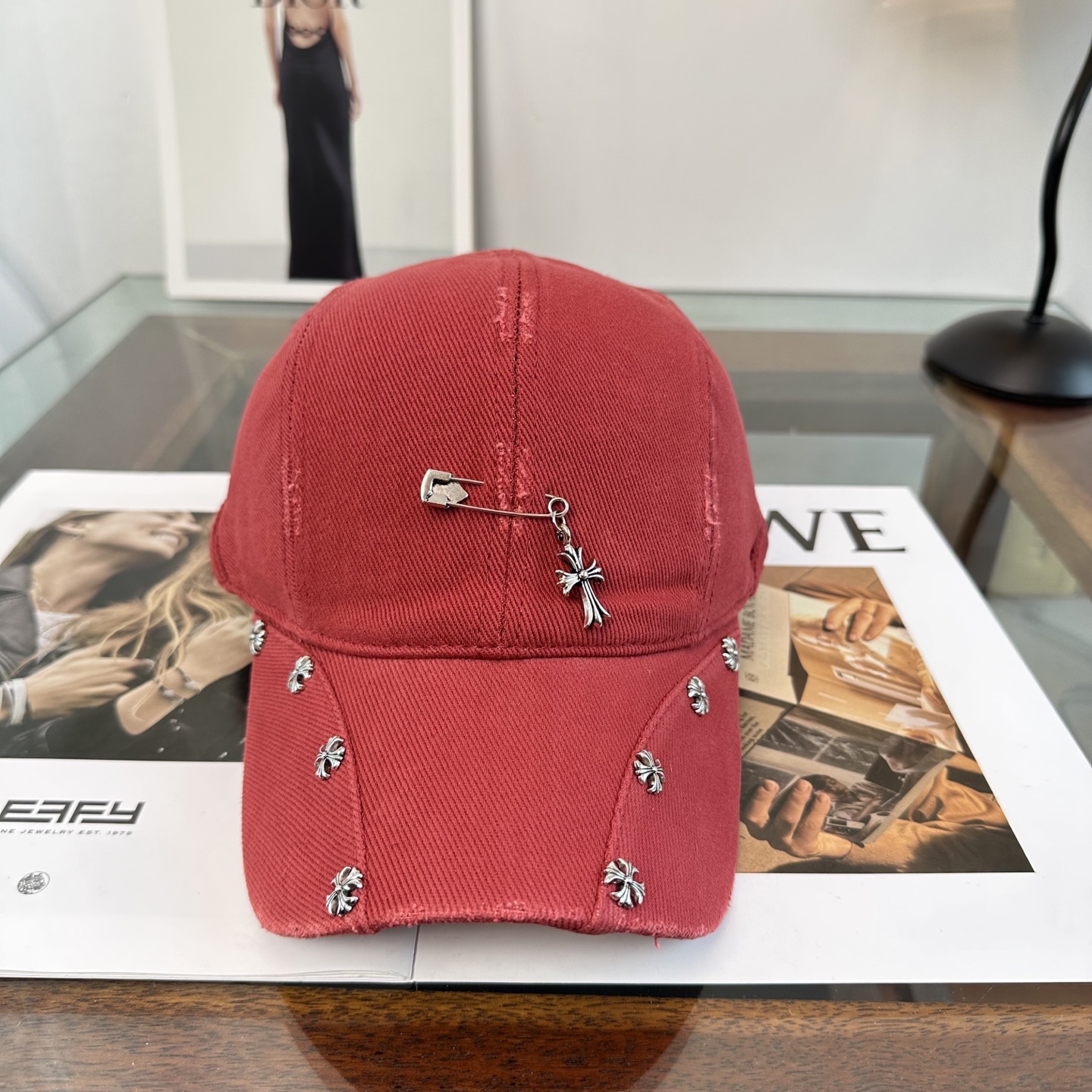 Chrome hearts 克罗心 新款十字架 高品质棒球帽，高端定制版！网红时尚博主同款！墙裂推荐！质