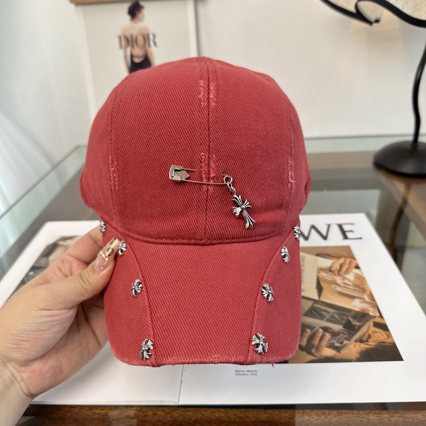 Chrome hearts 克罗心 新款十字架 高品质棒球帽，高端定制版！网红时尚博主同款！墙裂推荐！质