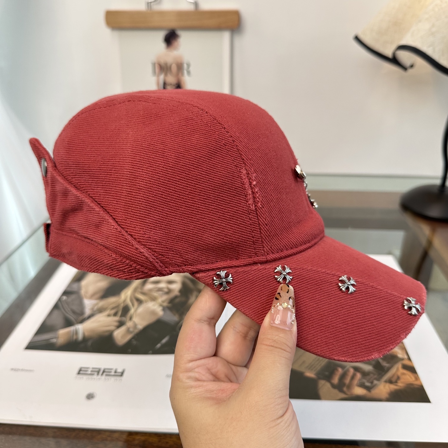 Chrome hearts 克罗心 新款十字架 高品质棒球帽，高端定制版！网红时尚博主同款！墙裂推荐！质