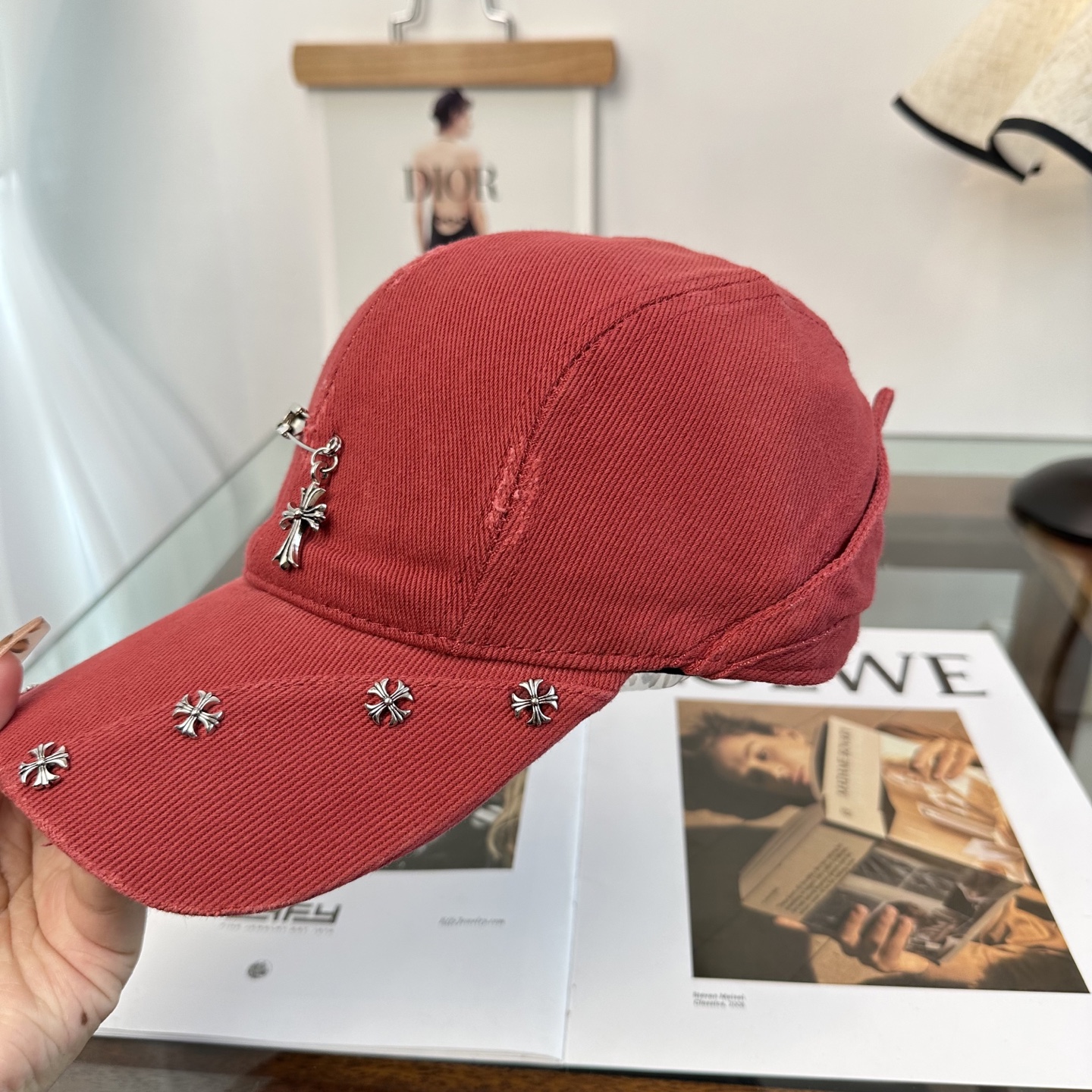 Chrome hearts 克罗心 新款十字架 高品质棒球帽，高端定制版！网红时尚博主同款！墙裂推荐！质