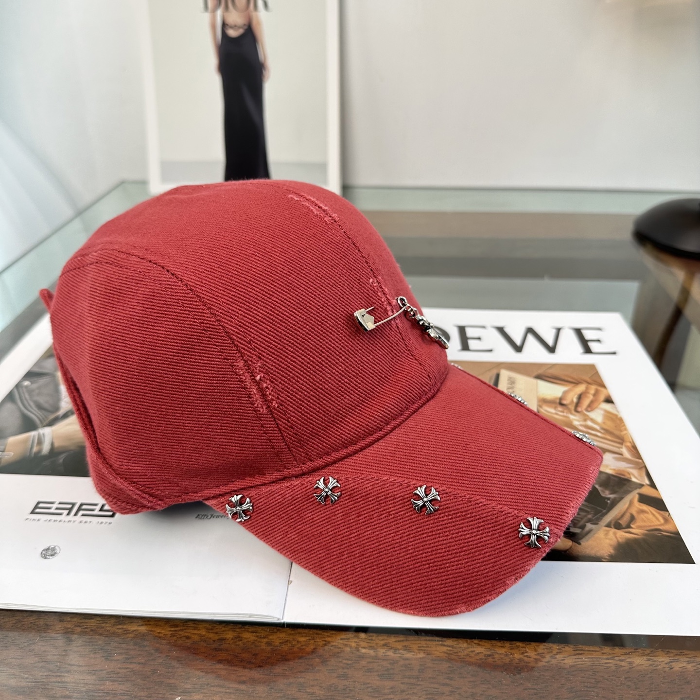 Chrome hearts 克罗心 新款十字架 高品质棒球帽，高端定制版！网红时尚博主同款！墙裂推荐！质