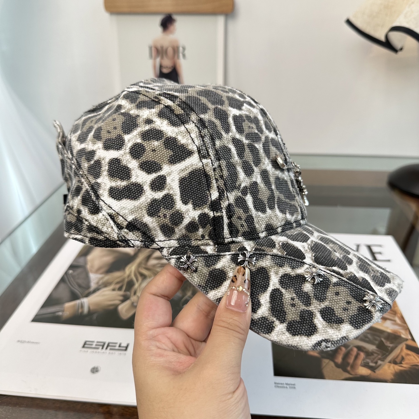 Chrome hearts 克罗心 新款十字架 高品质棒球帽，高端定制版！网红时尚博主同款！墙裂推荐！质