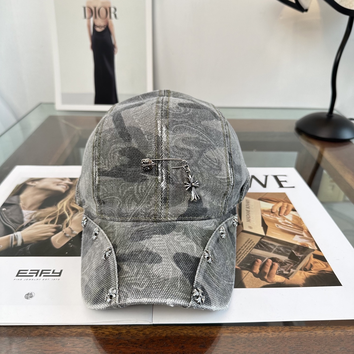 Chrome hearts 克罗心 新款十字架 高品质棒球帽，高端定制版！网红时尚博主同款！墙裂推荐！质