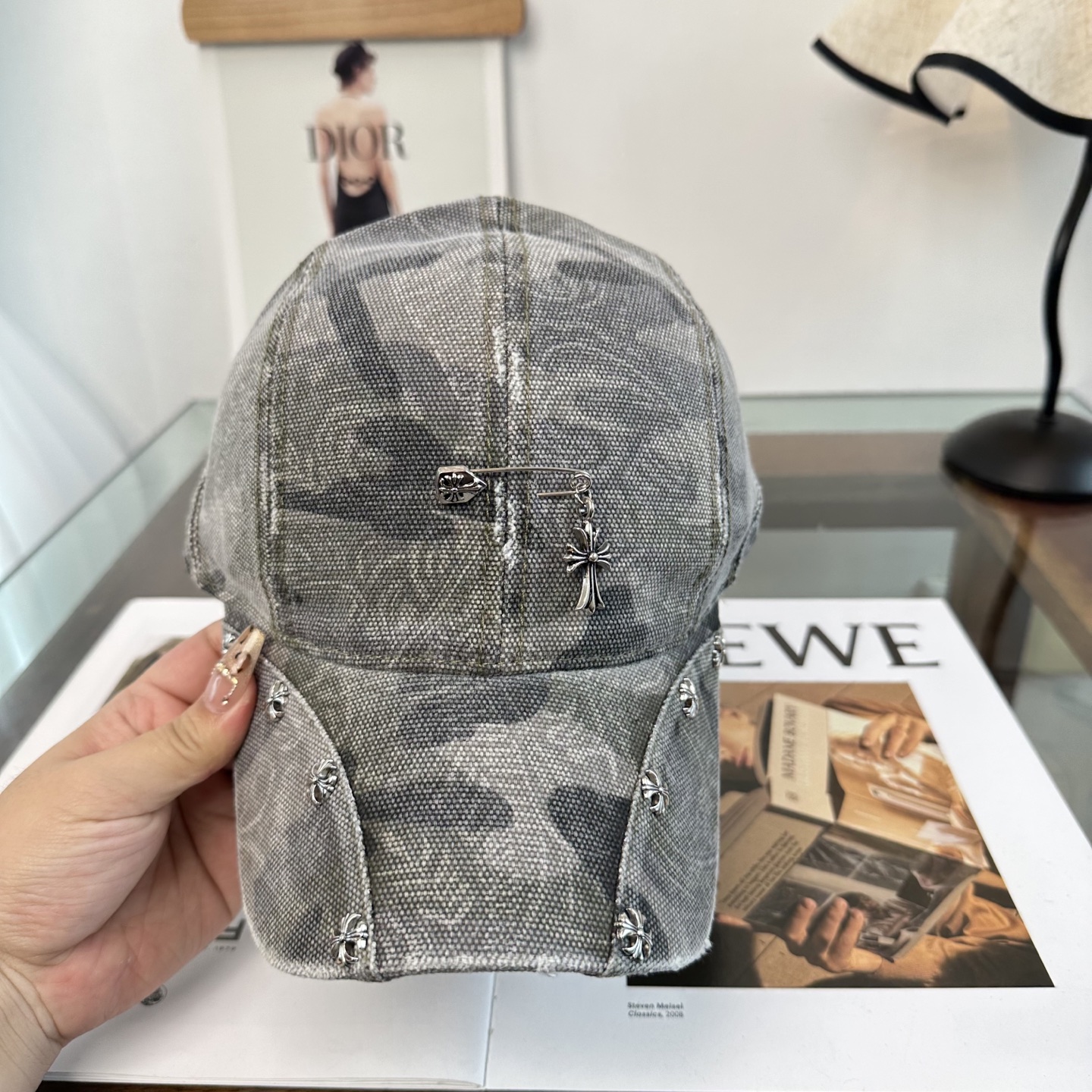 Chrome hearts 克罗心 新款十字架 高品质棒球帽，高端定制版！网红时尚博主同款！墙裂推荐！质