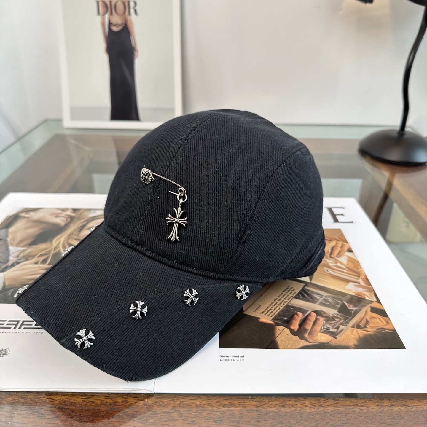 Chrome hearts 克罗心 新款十字架 高品质棒球帽，高端定制版！网红时尚博主同款！墙裂推荐！质
