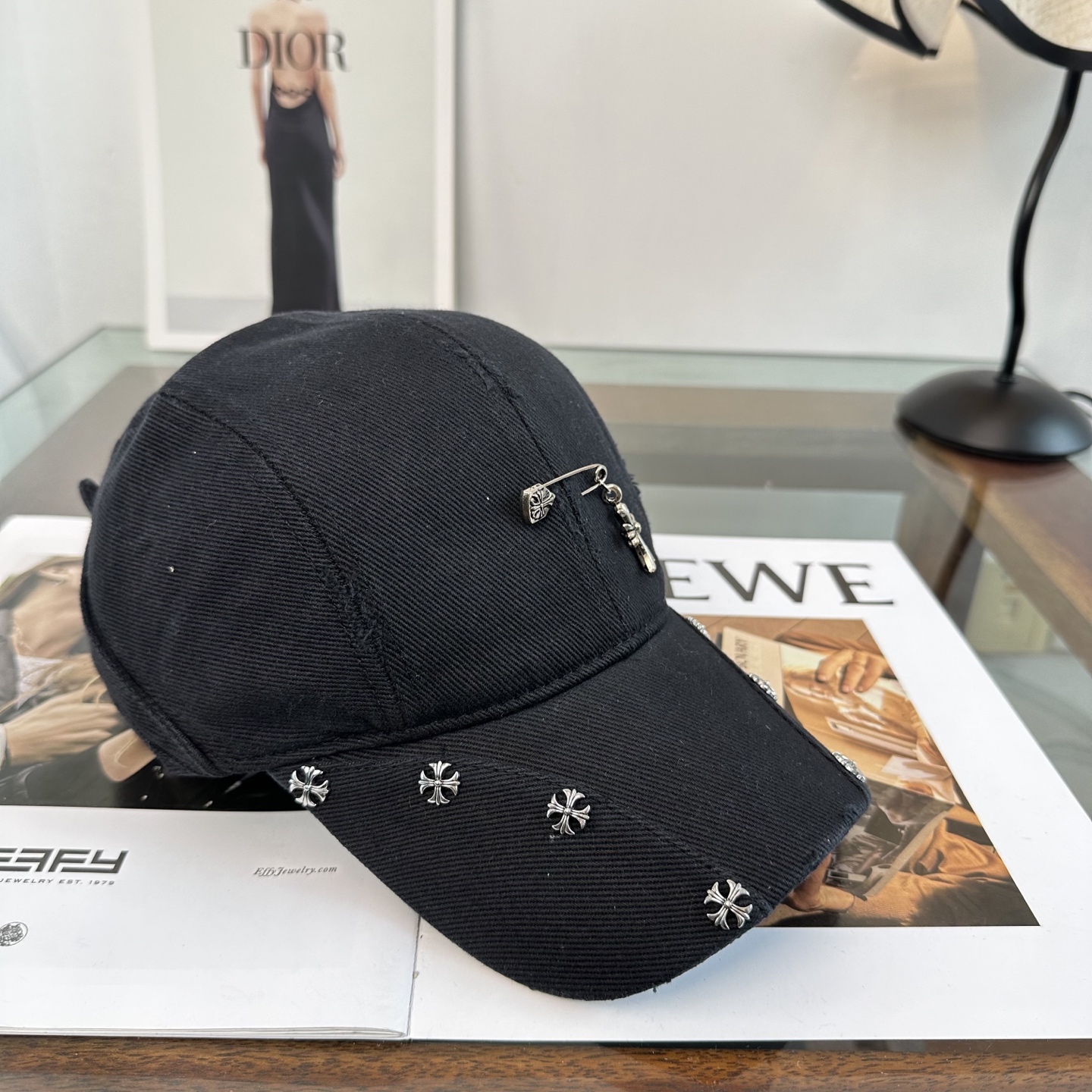 Chrome hearts 克罗心 新款十字架 高品质棒球帽，高端定制版！网红时尚博主同款！墙裂推荐！质