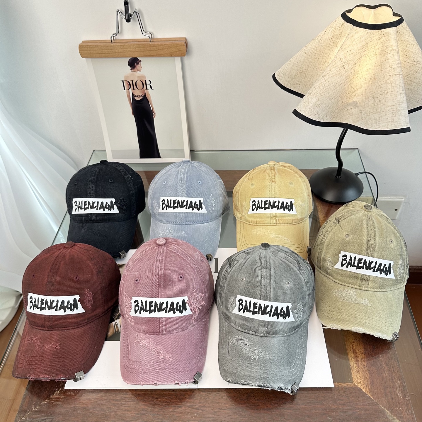 Balenciaga 新品Balenciaga 巴黎世家字母新款棒球帽