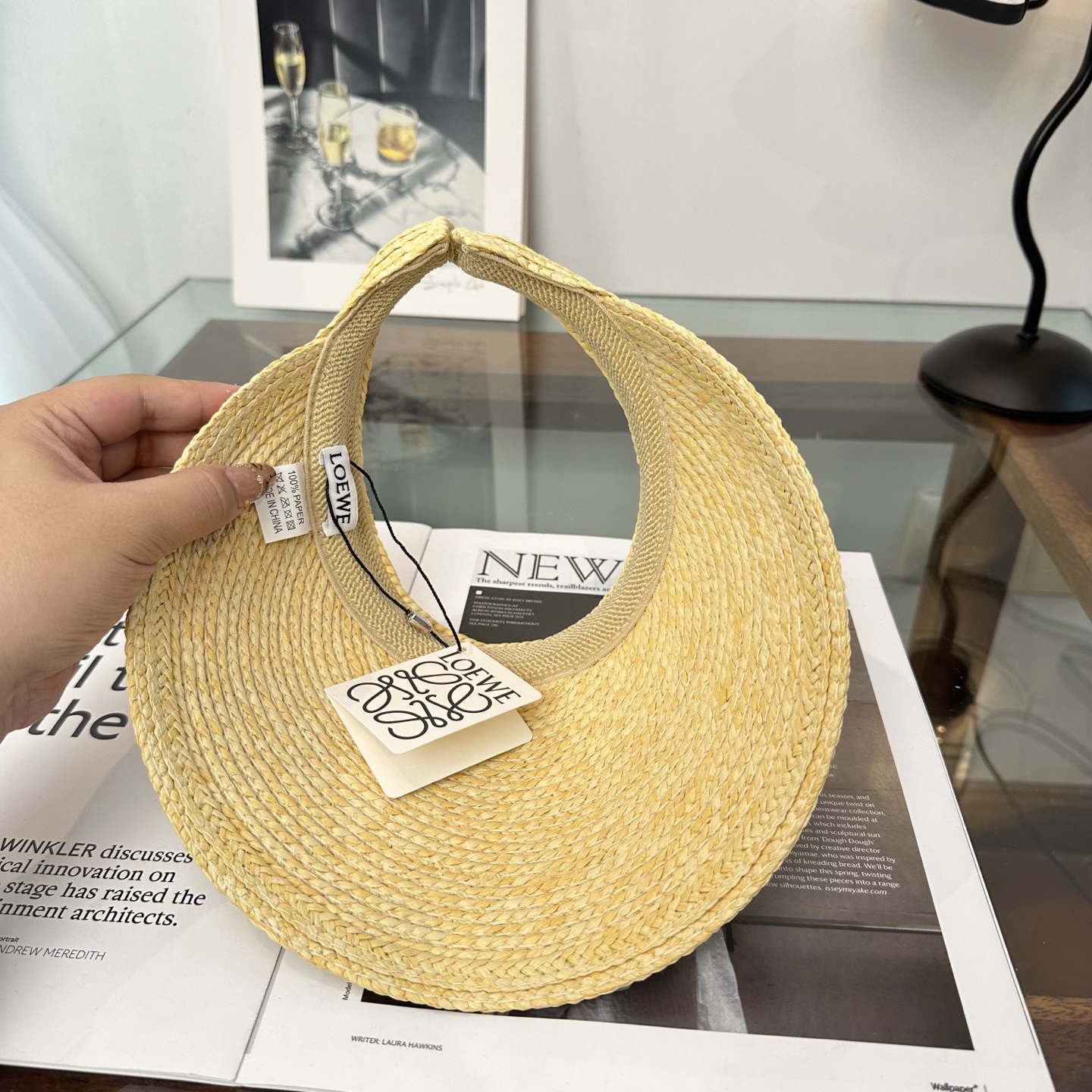 LOEWE 罗意威 2026春夏新款空顶帽，超甜超乖的小空顶🔝，细节和质感都拿捏得很完美！缤纷整个夏天