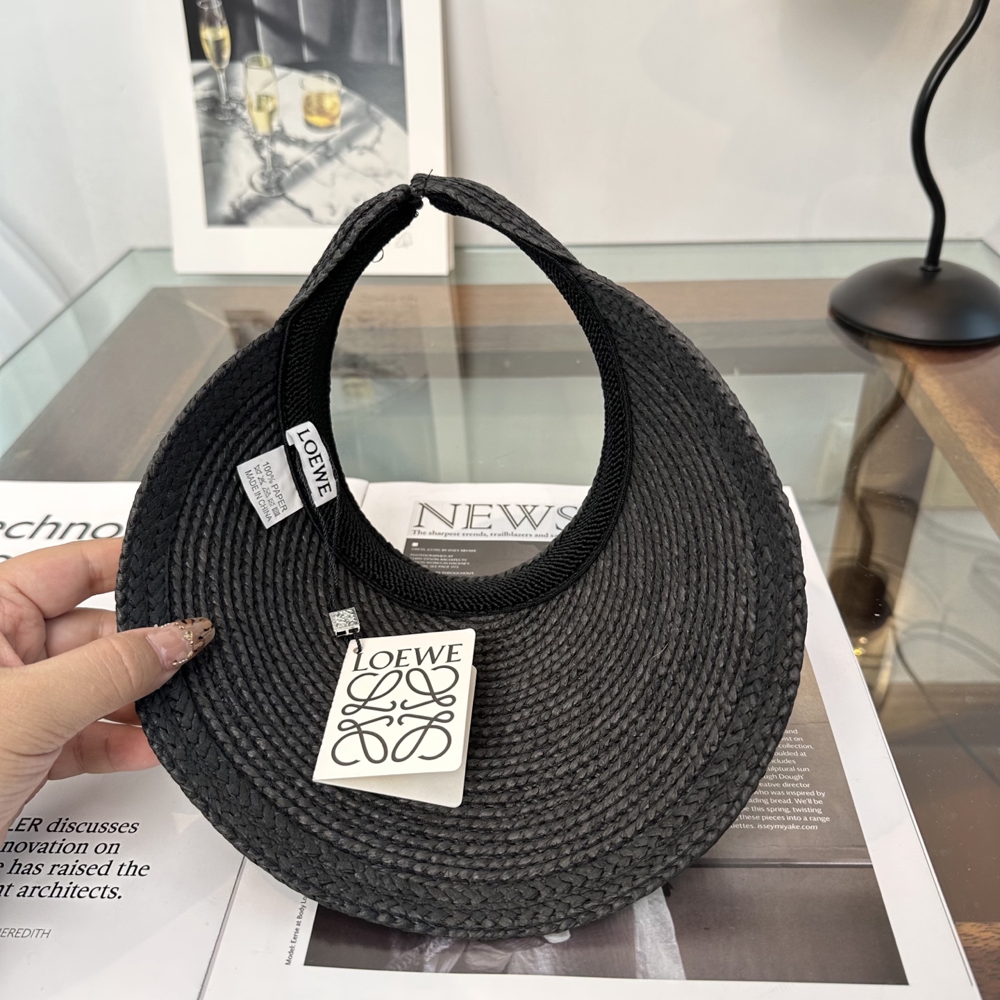 LOEWE 罗意威 2026春夏新款空顶帽，超甜超乖的小空顶🔝，细节和质感都拿捏得很完美！缤纷整个夏天