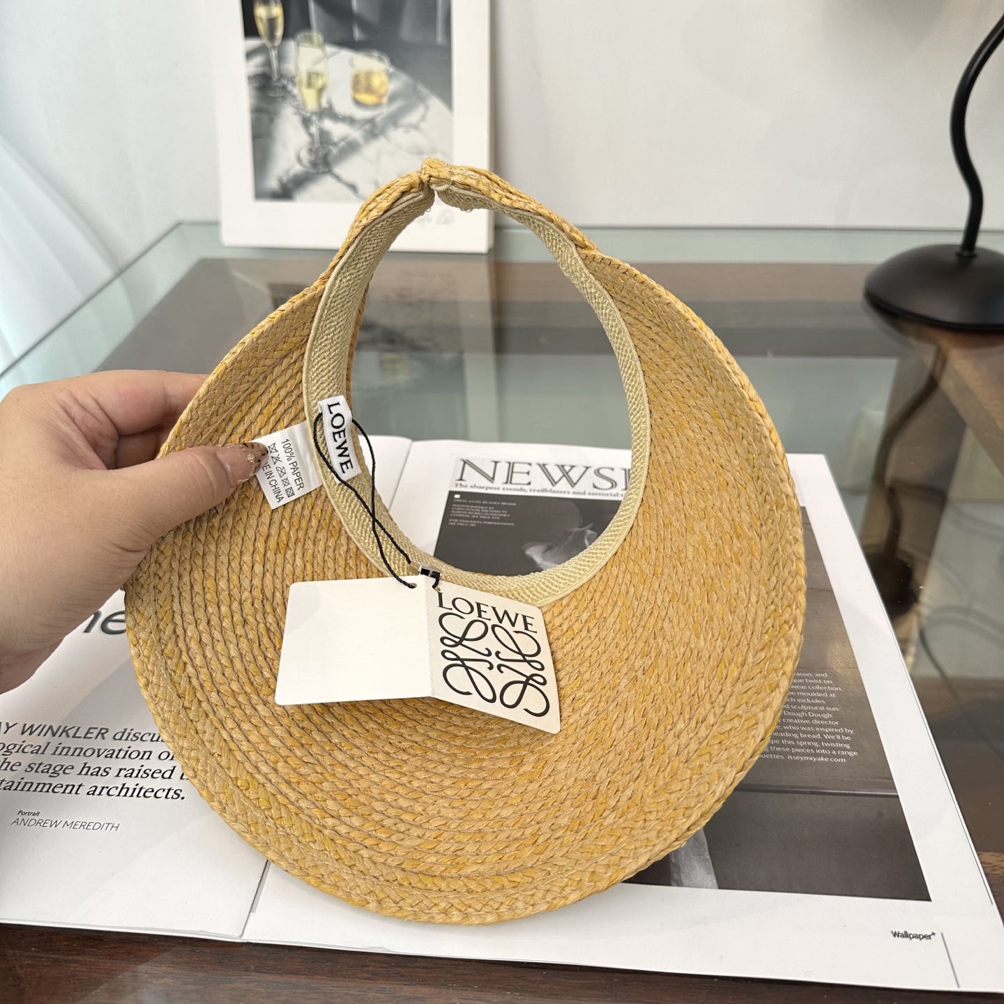 LOEWE 罗意威 2026春夏新款空顶帽，超甜超乖的小空顶🔝，细节和质感都拿捏得很完美！缤纷整个夏天