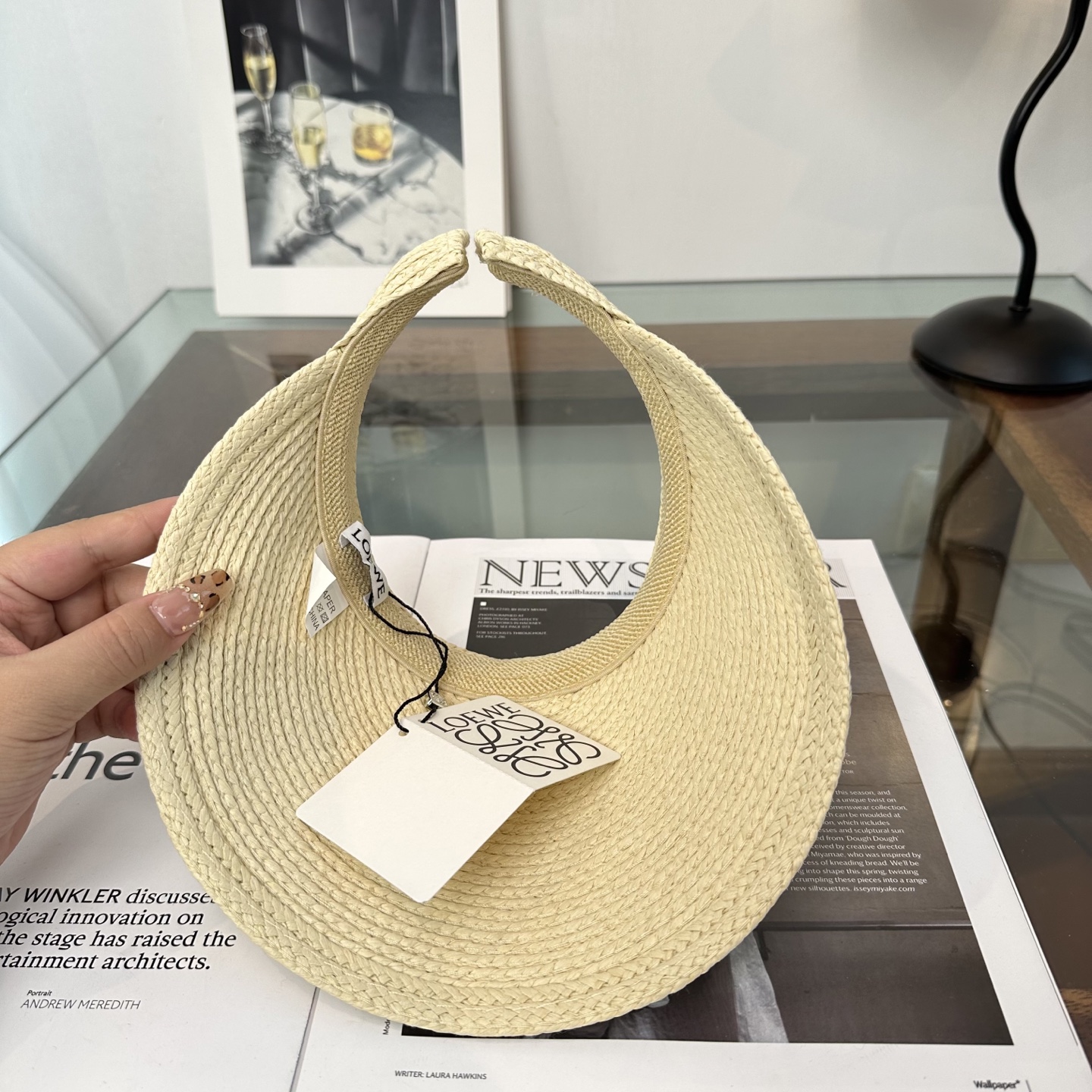 LOEWE 罗意威 2026春夏新款空顶帽，超甜超乖的小空顶🔝，细节和质感都拿捏得很完美！缤纷整个夏天