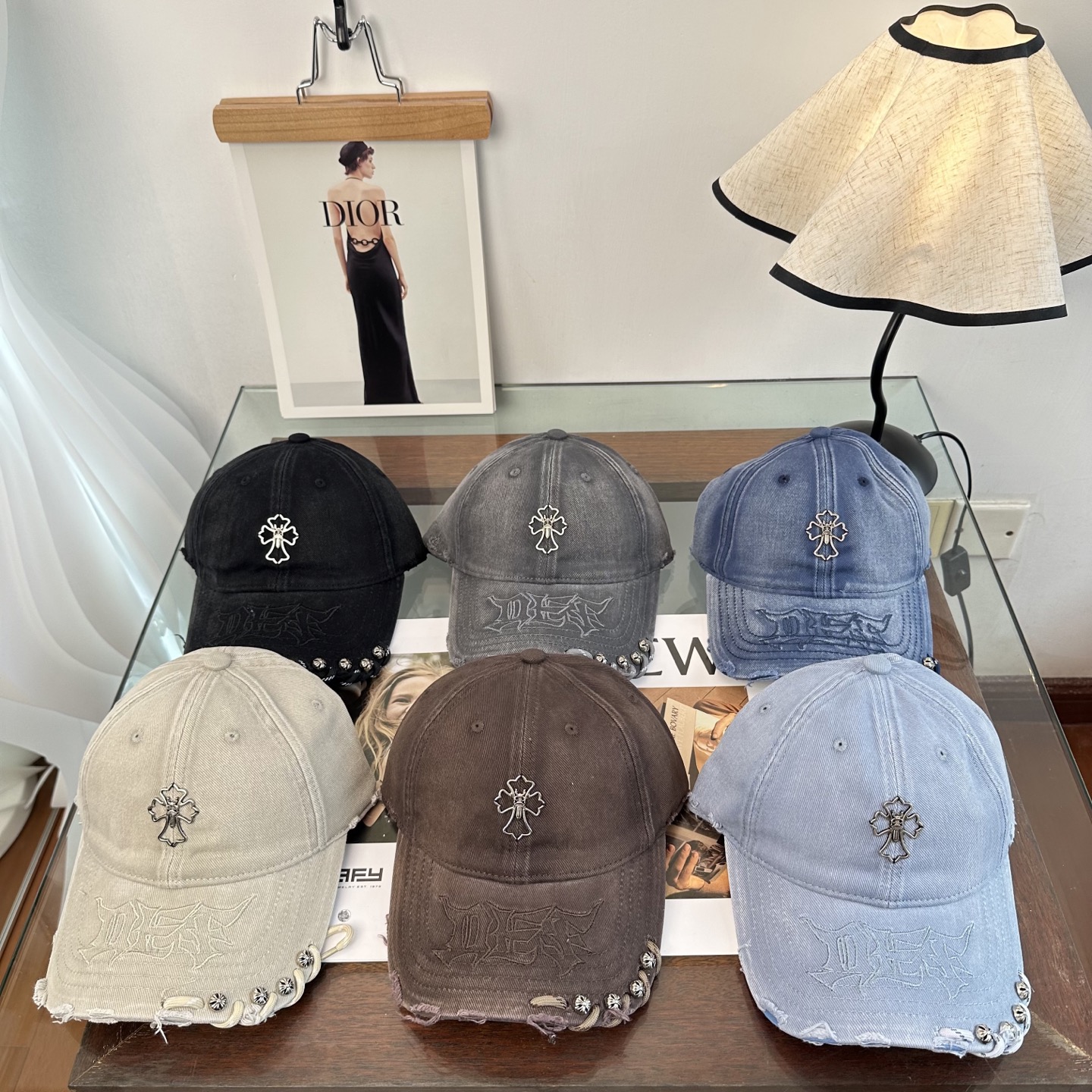 Chrome hearts 克罗心 新款十字架 高品质棒球帽，高端定制版！网红时尚博主同款！墙裂推荐！质