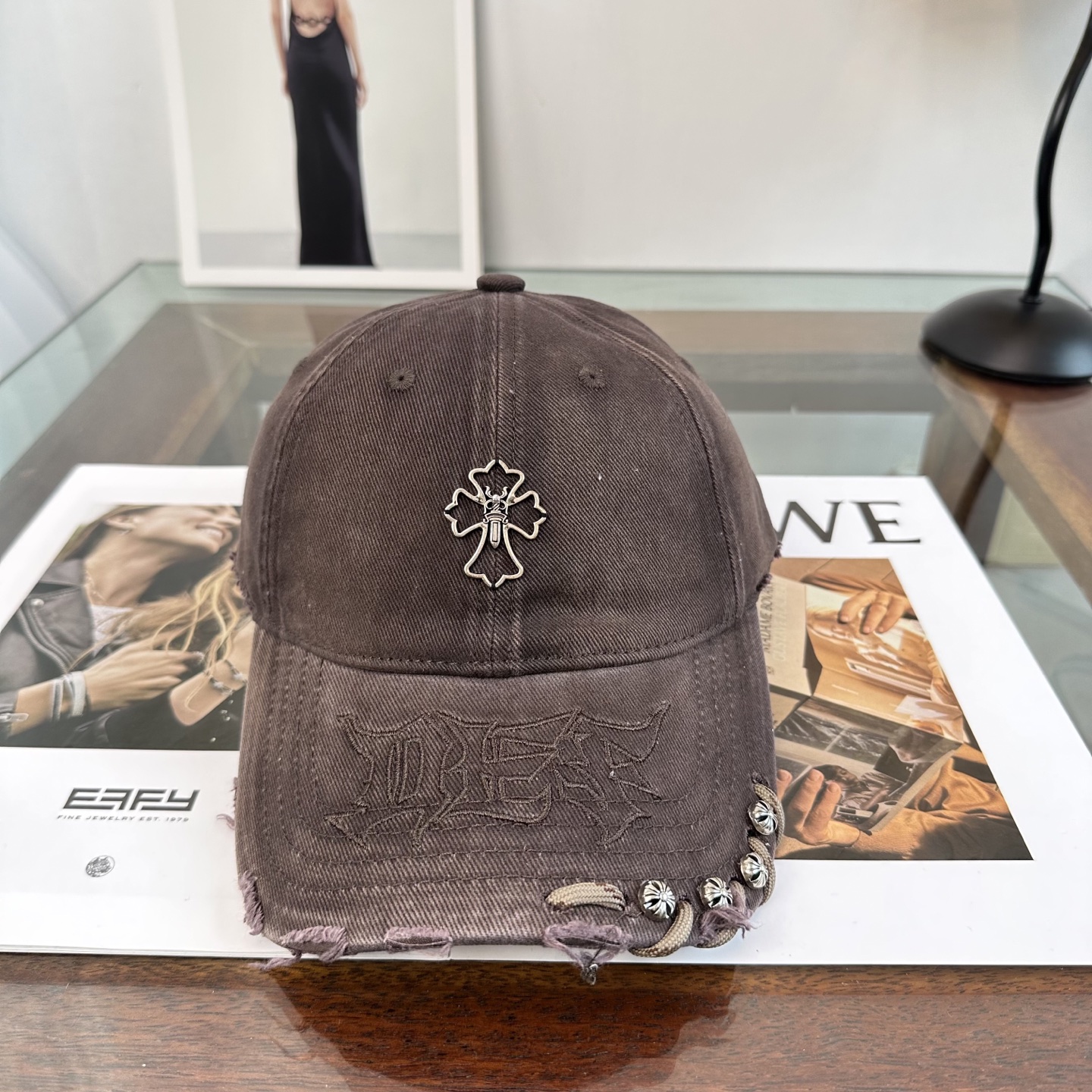 Chrome hearts 克罗心 新款十字架 高品质棒球帽，高端定制版！网红时尚博主同款！墙裂推荐！质