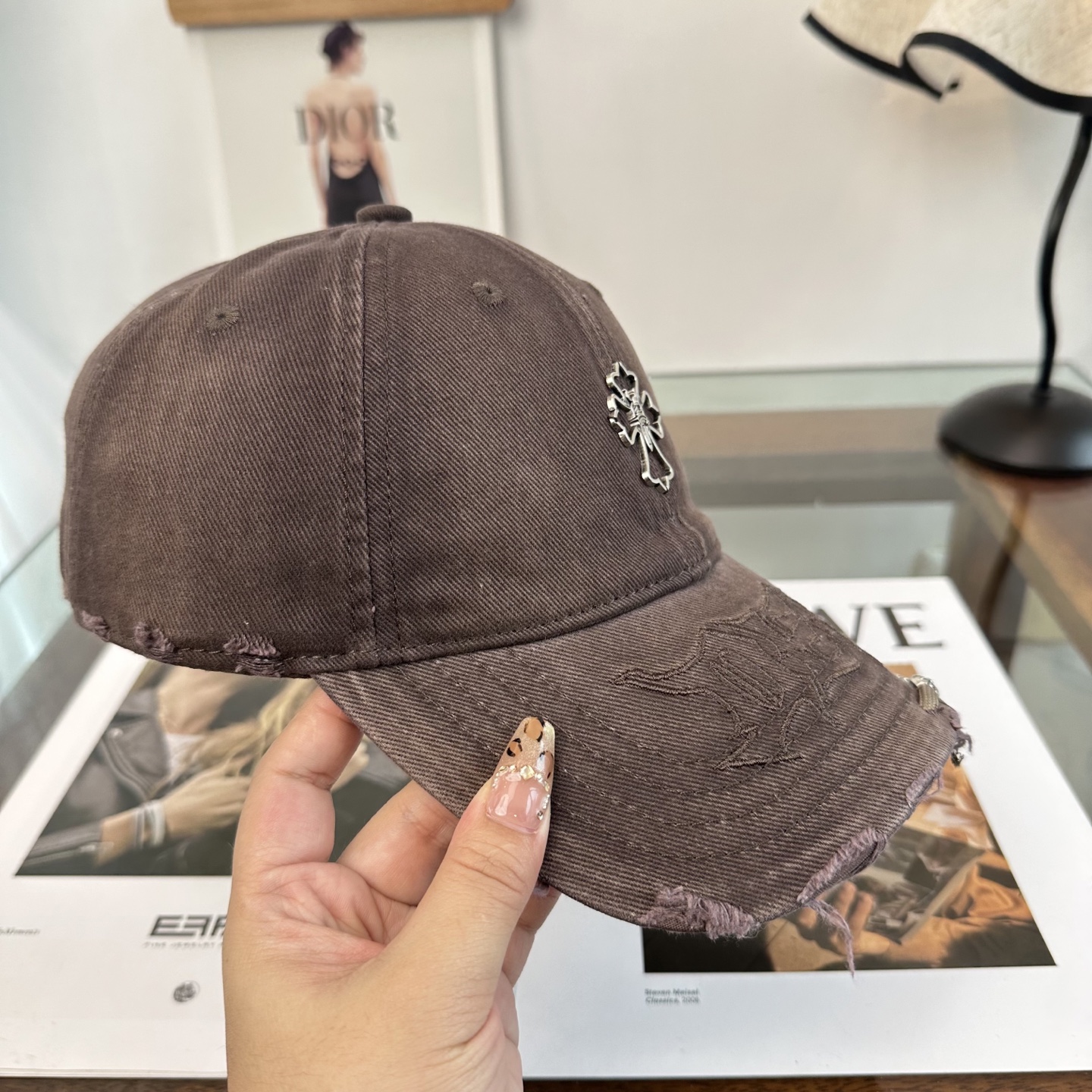 Chrome hearts 克罗心 新款十字架 高品质棒球帽，高端定制版！网红时尚博主同款！墙裂推荐！质