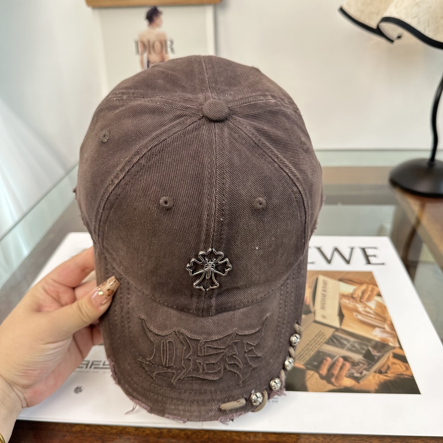 Chrome hearts 克罗心 新款十字架 高品质棒球帽，高端定制版！网红时尚博主同款！墙裂推荐！质