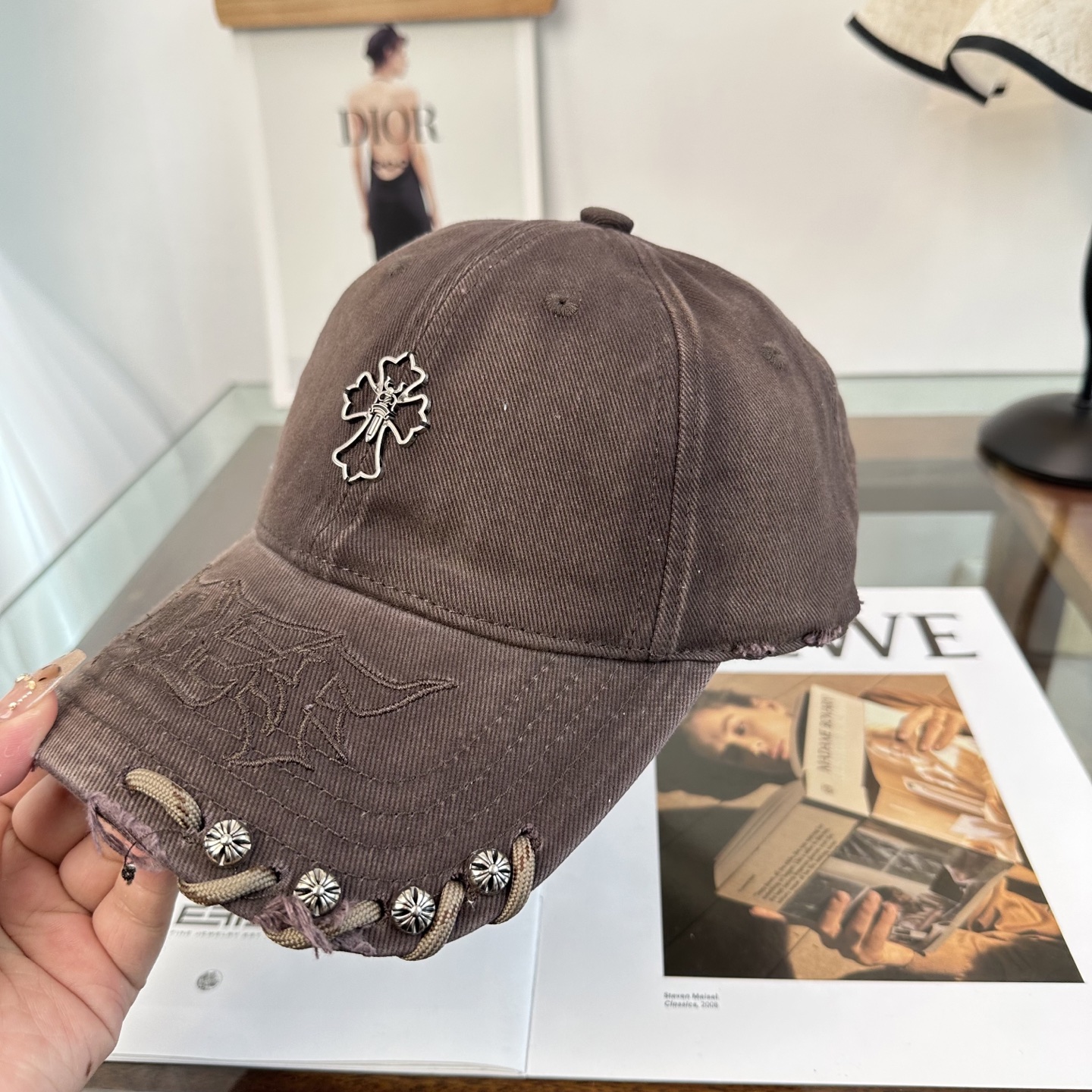 Chrome hearts 克罗心 新款十字架 高品质棒球帽，高端定制版！网红时尚博主同款！墙裂推荐！质