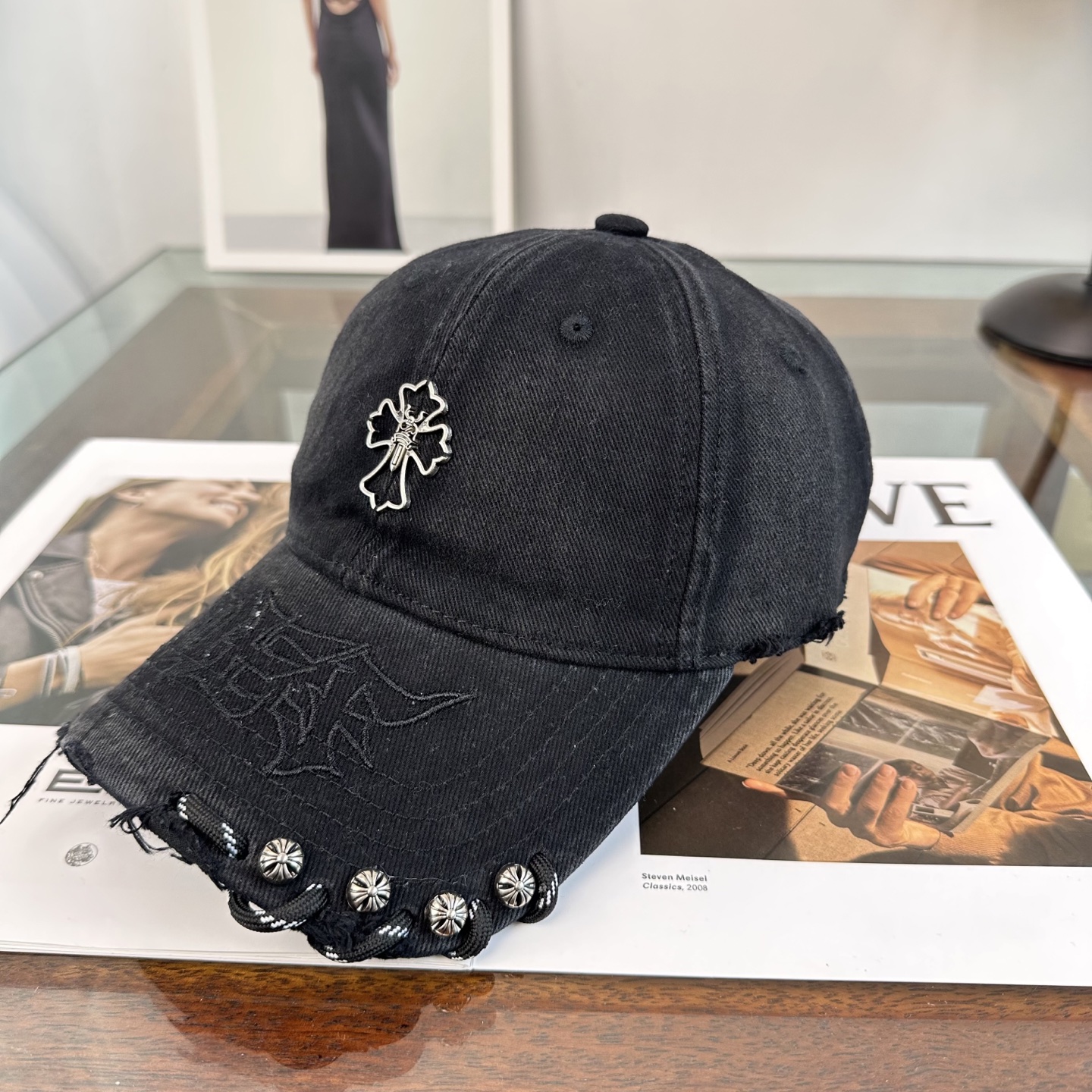 Chrome hearts 克罗心 新款十字架 高品质棒球帽，高端定制版！网红时尚博主同款！墙裂推荐！质