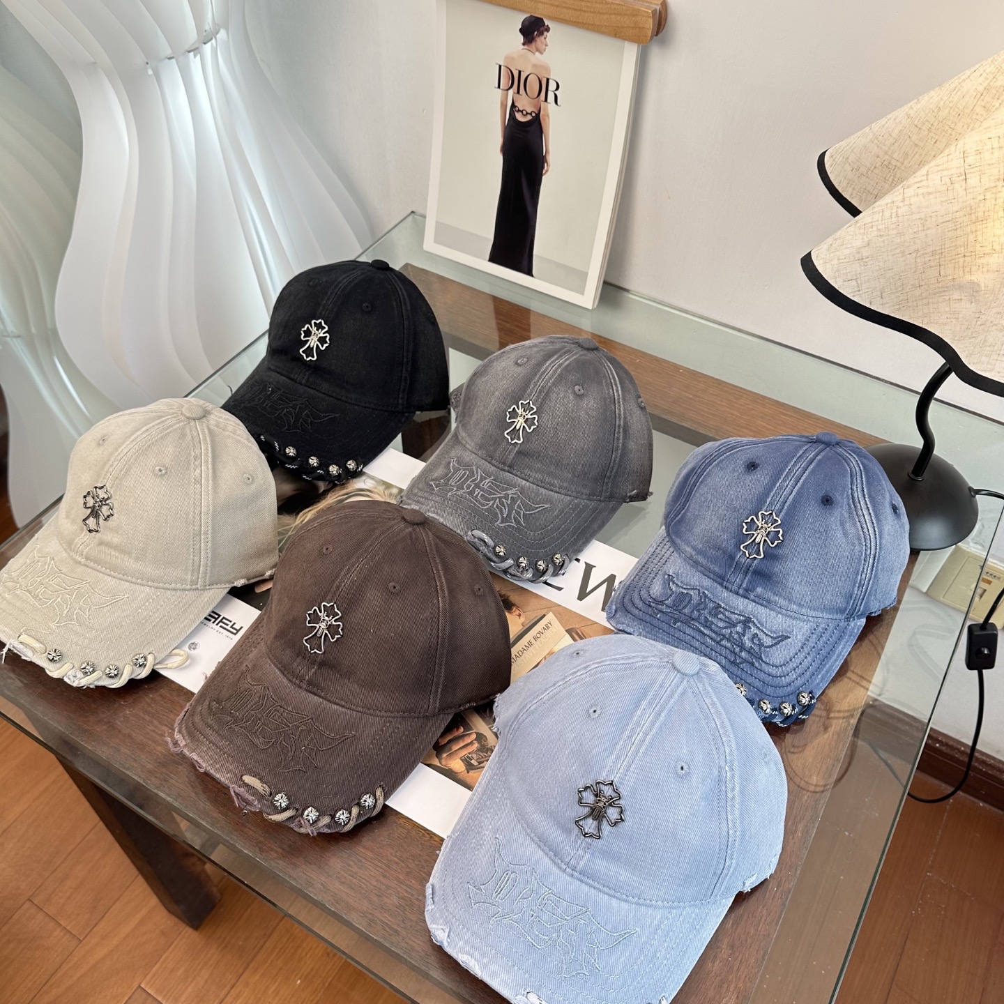 Chrome hearts 克罗心 新款十字架 高品质棒球帽，高端定制版！网红时尚博主同款！墙裂推荐！质