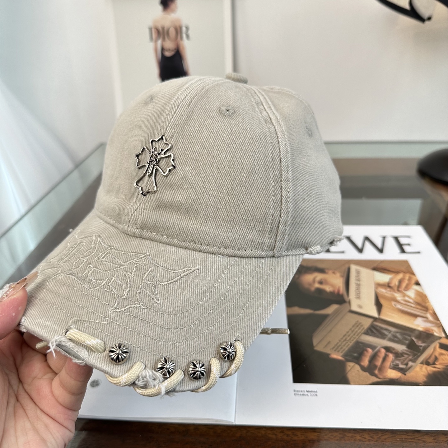 Chrome hearts 克罗心 新款十字架 高品质棒球帽，高端定制版！网红时尚博主同款！墙裂推荐！质