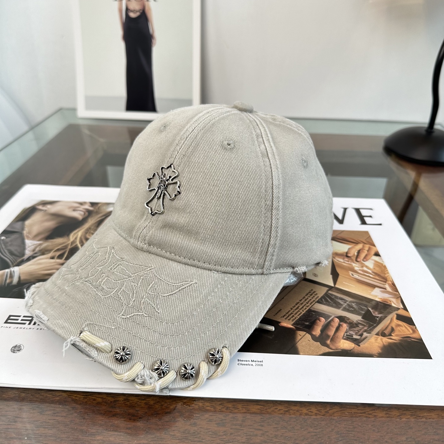 Chrome hearts 克罗心 新款十字架 高品质棒球帽，高端定制版！网红时尚博主同款！墙裂推荐！质