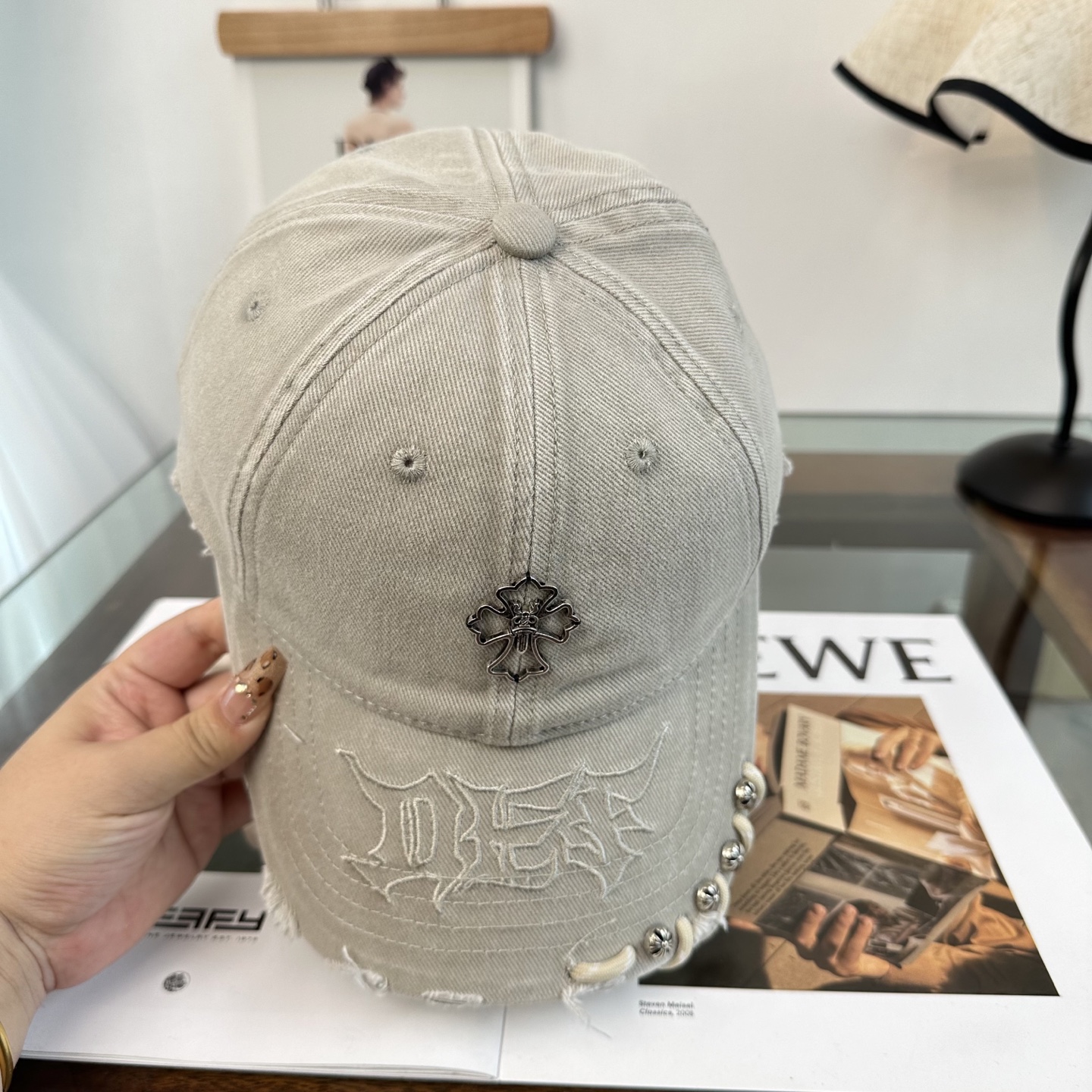 Chrome hearts 克罗心 新款十字架 高品质棒球帽，高端定制版！网红时尚博主同款！墙裂推荐！质