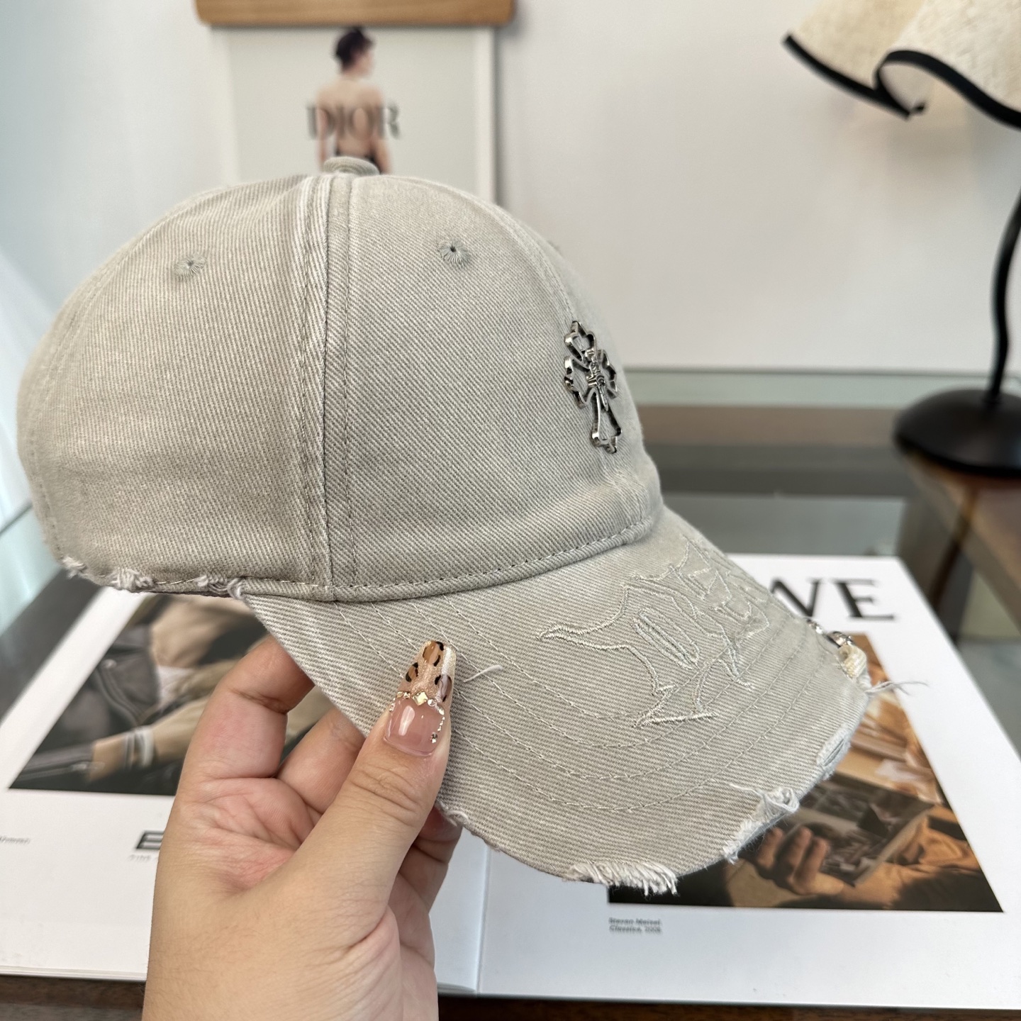 Chrome hearts 克罗心 新款十字架 高品质棒球帽，高端定制版！网红时尚博主同款！墙裂推荐！质
