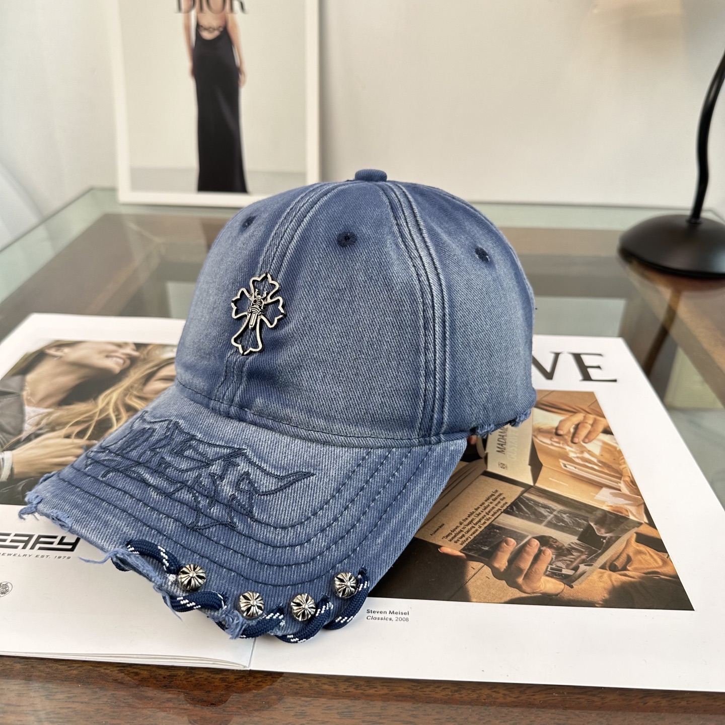 Chrome hearts 克罗心 新款十字架 高品质棒球帽，高端定制版！网红时尚博主同款！墙裂推荐！质