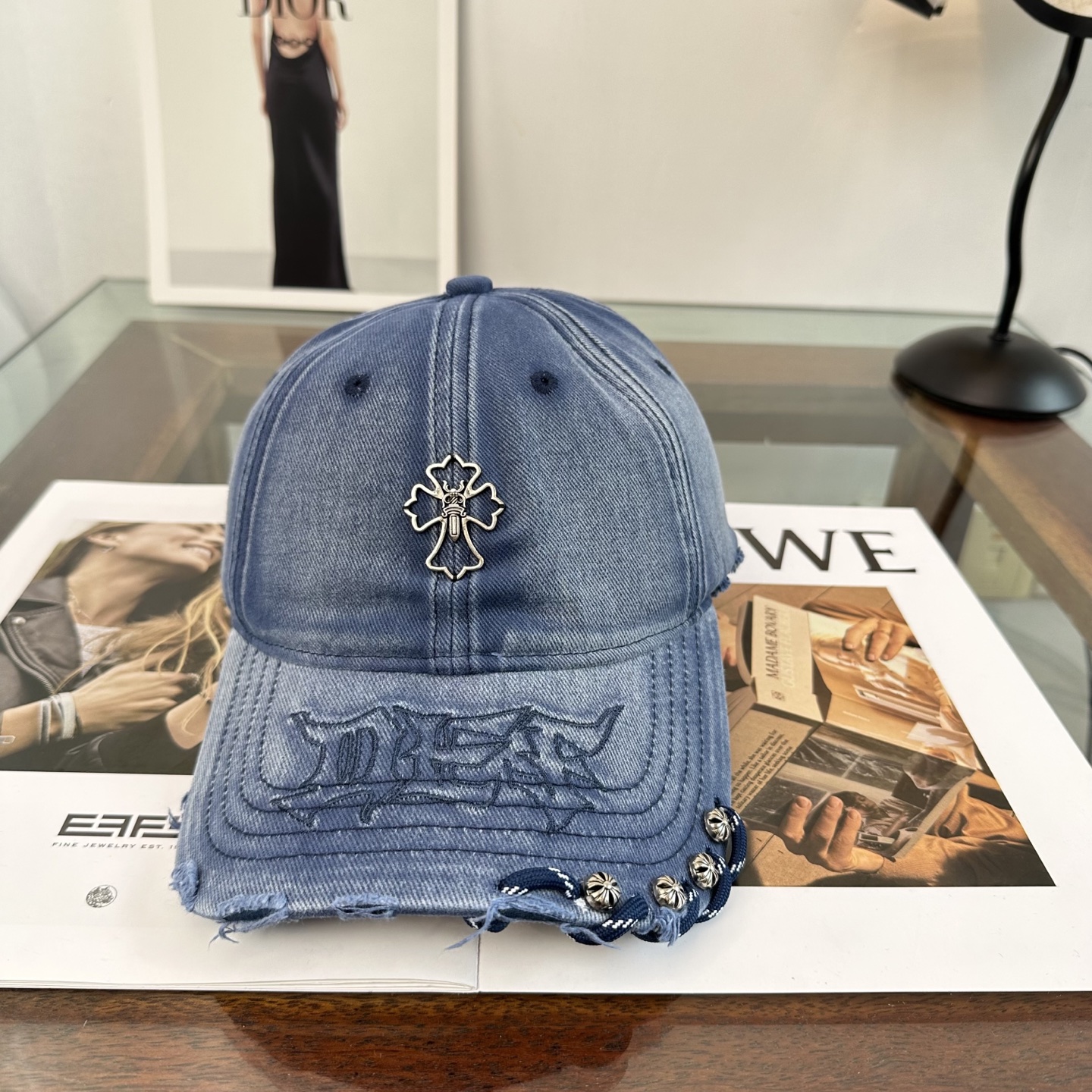 Chrome hearts 克罗心 新款十字架 高品质棒球帽，高端定制版！网红时尚博主同款！墙裂推荐！质