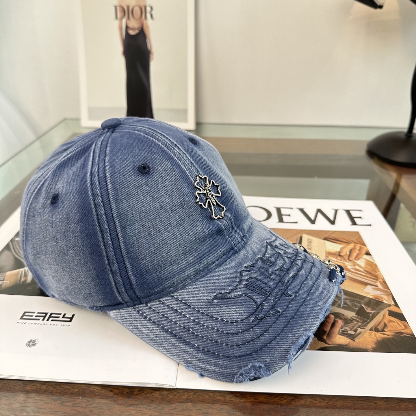 Chrome hearts 克罗心 新款十字架 高品质棒球帽，高端定制版！网红时尚博主同款！墙裂推荐！质