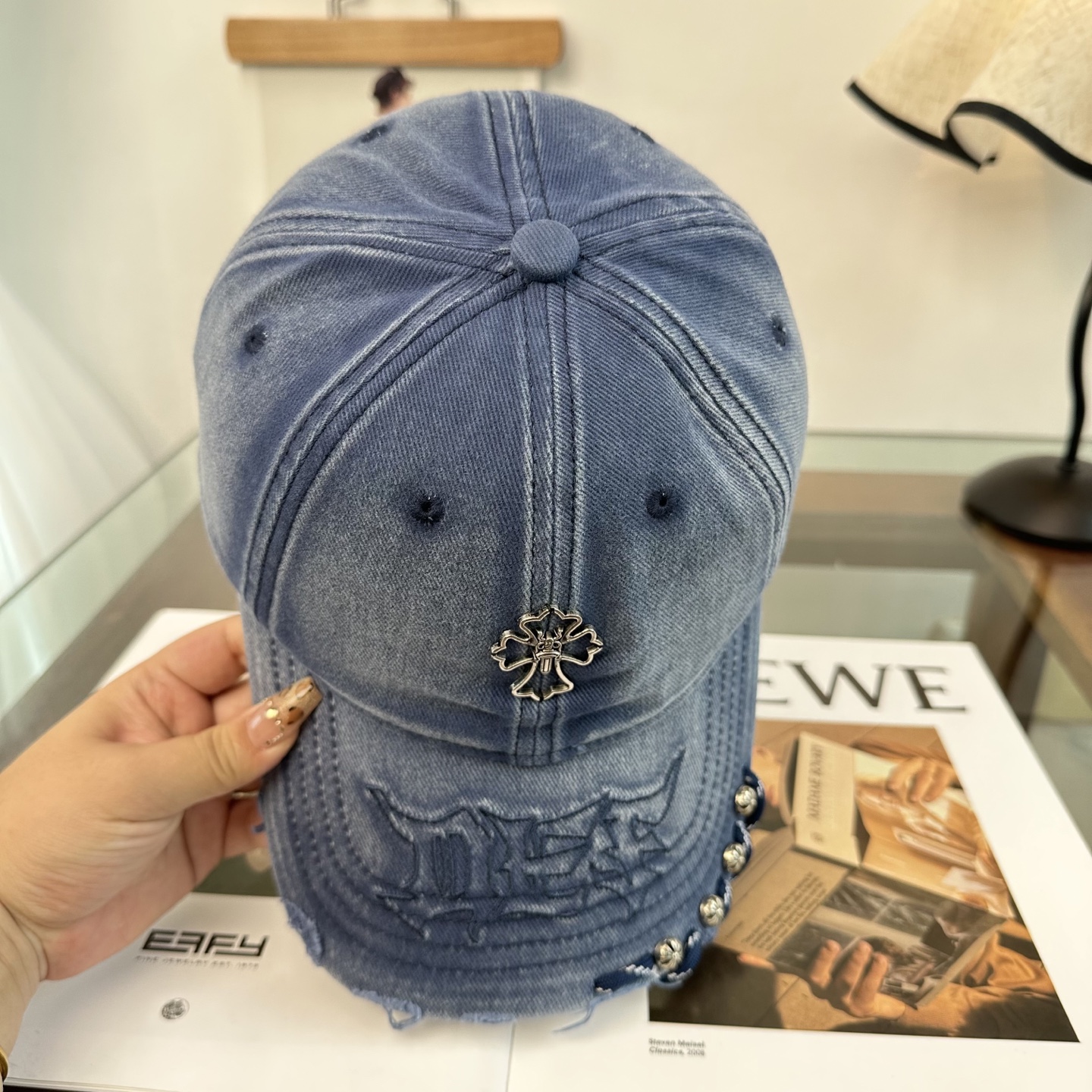 Chrome hearts 克罗心 新款十字架 高品质棒球帽，高端定制版！网红时尚博主同款！墙裂推荐！质