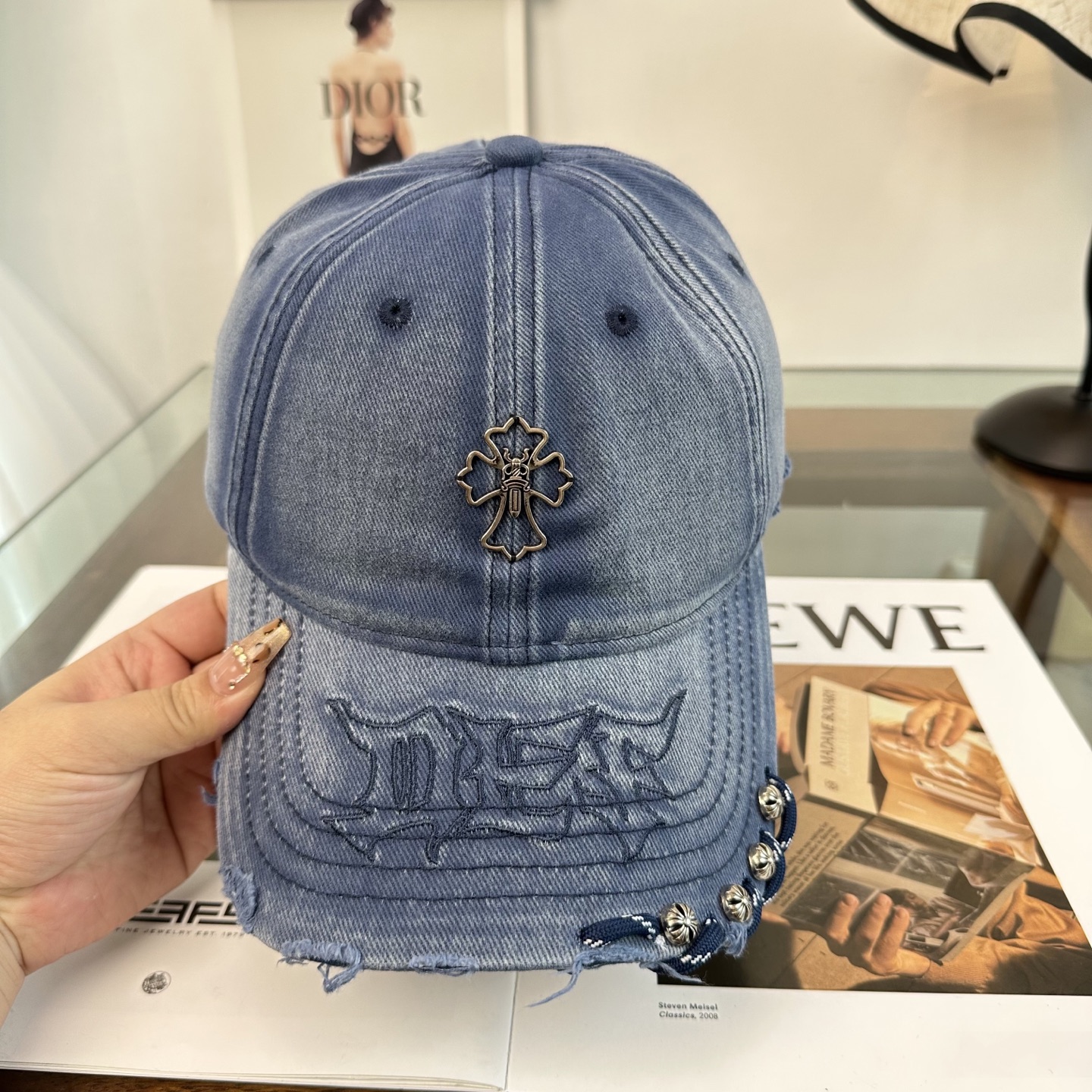 Chrome hearts 克罗心 新款十字架 高品质棒球帽，高端定制版！网红时尚博主同款！墙裂推荐！质