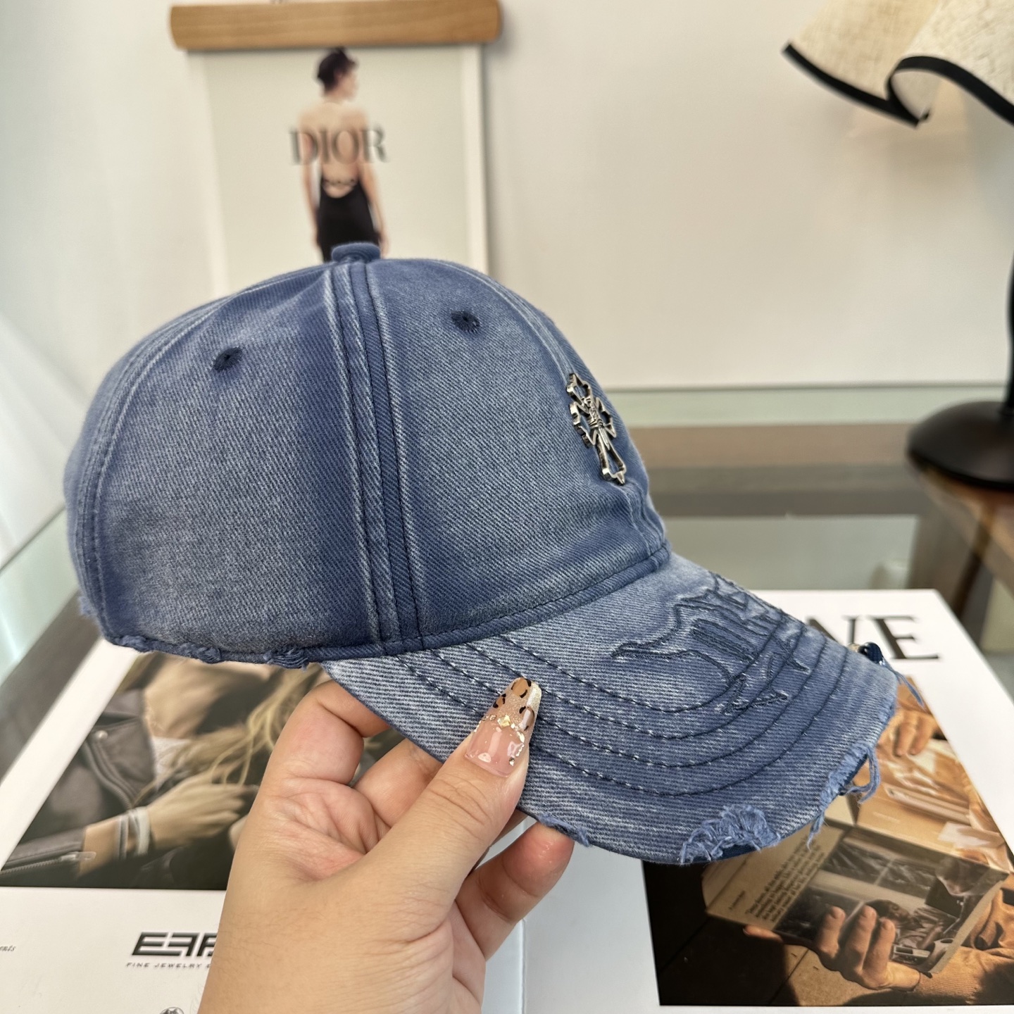 Chrome hearts 克罗心 新款十字架 高品质棒球帽，高端定制版！网红时尚博主同款！墙裂推荐！质
