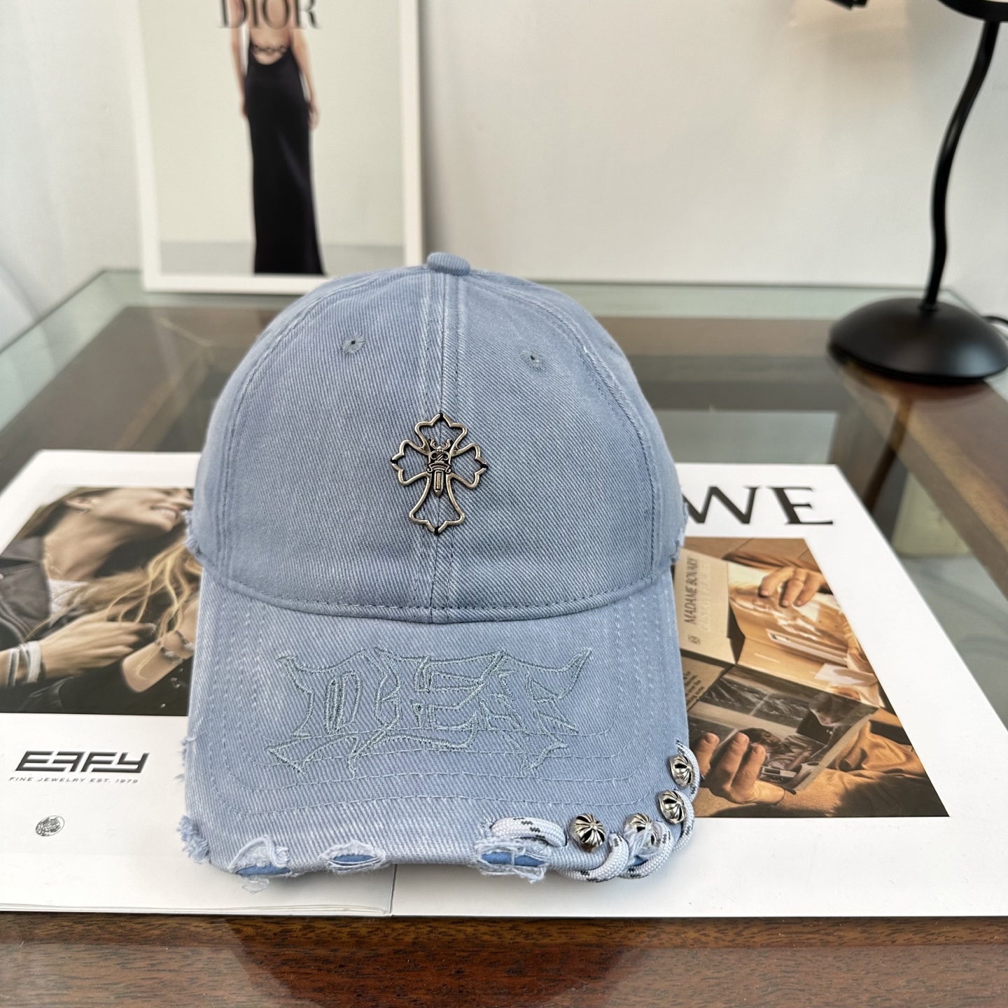 Chrome hearts 克罗心 新款十字架 高品质棒球帽，高端定制版！网红时尚博主同款！墙裂推荐！质