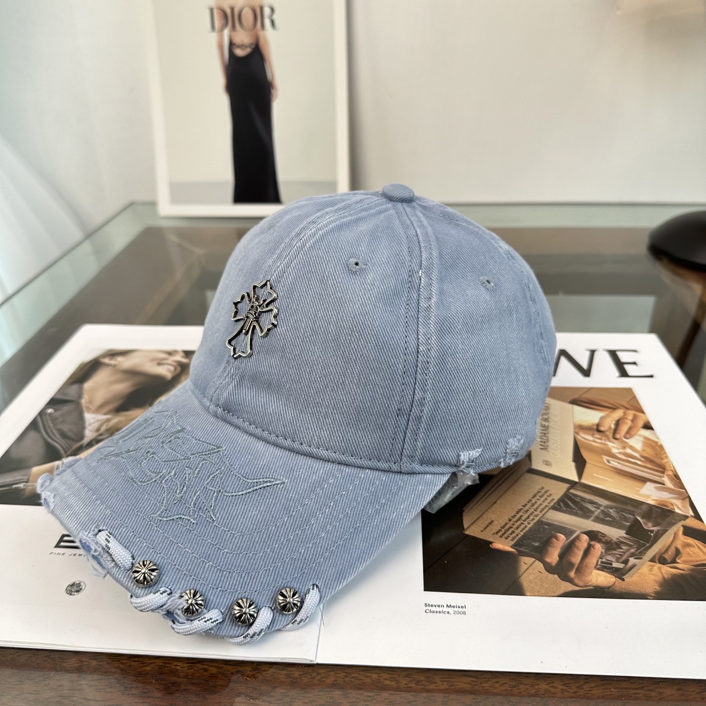 Chrome hearts 克罗心 新款十字架 高品质棒球帽，高端定制版！网红时尚博主同款！墙裂推荐！质