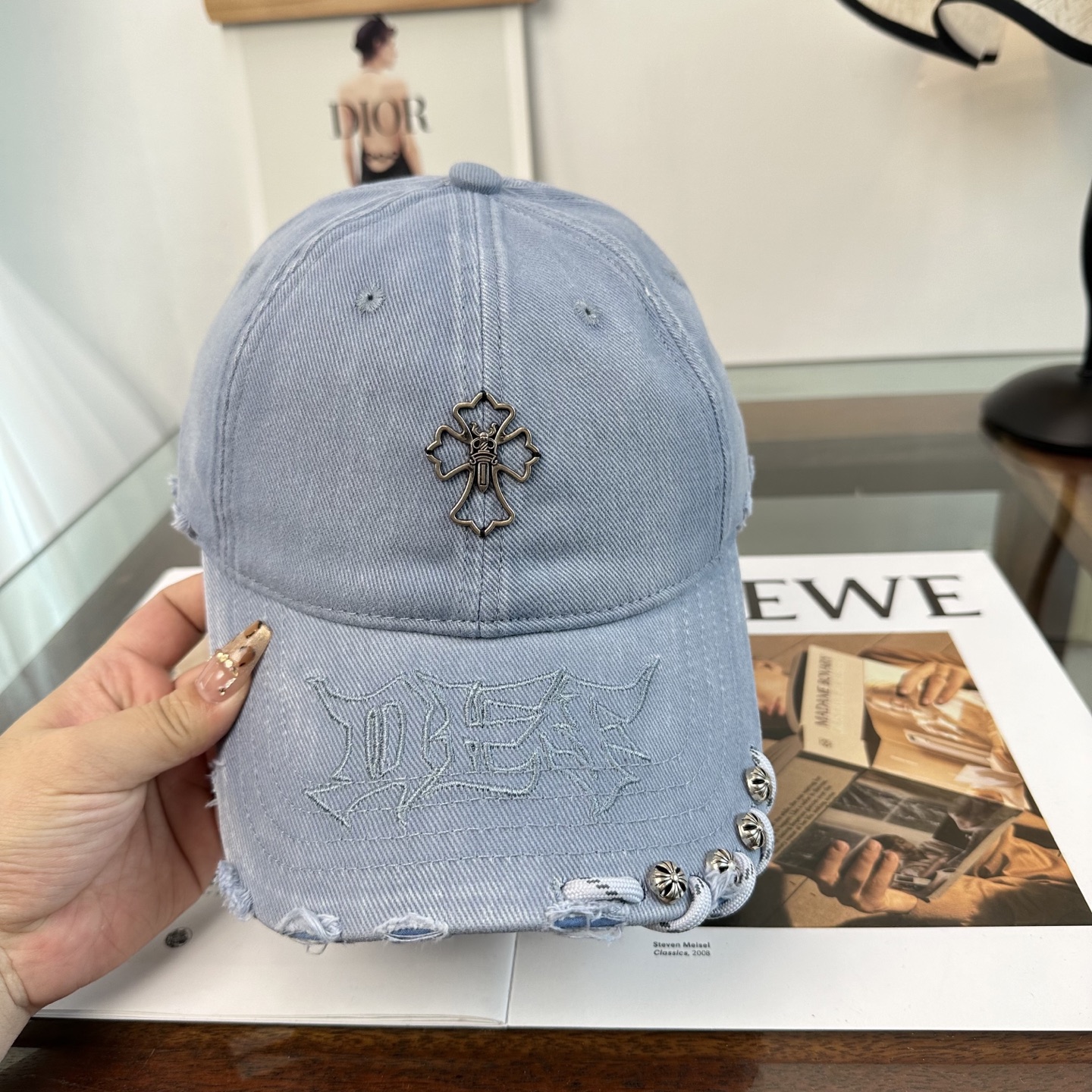 Chrome hearts 克罗心 新款十字架 高品质棒球帽，高端定制版！网红时尚博主同款！墙裂推荐！质